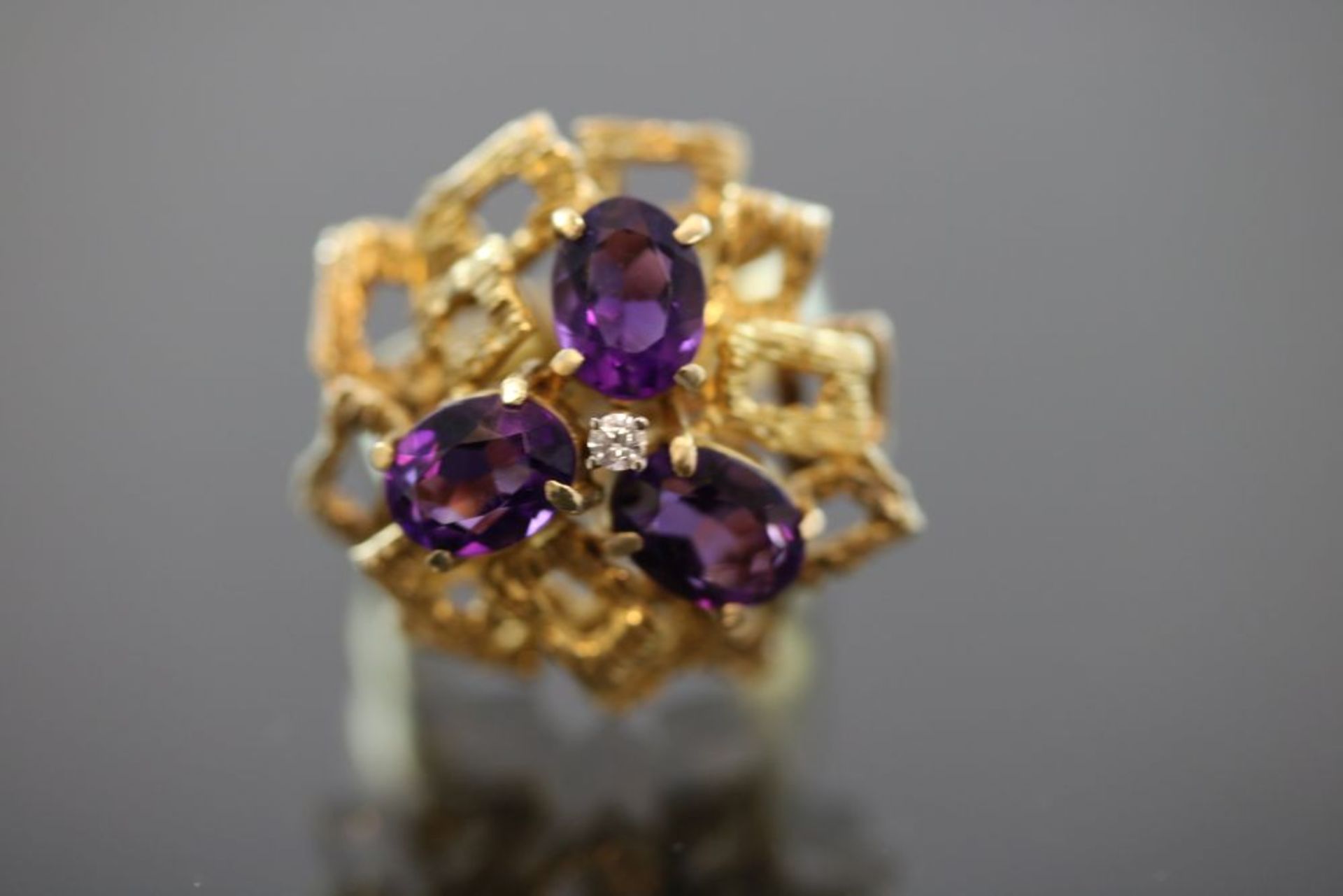 Amethyst-Ring, 585 Gold