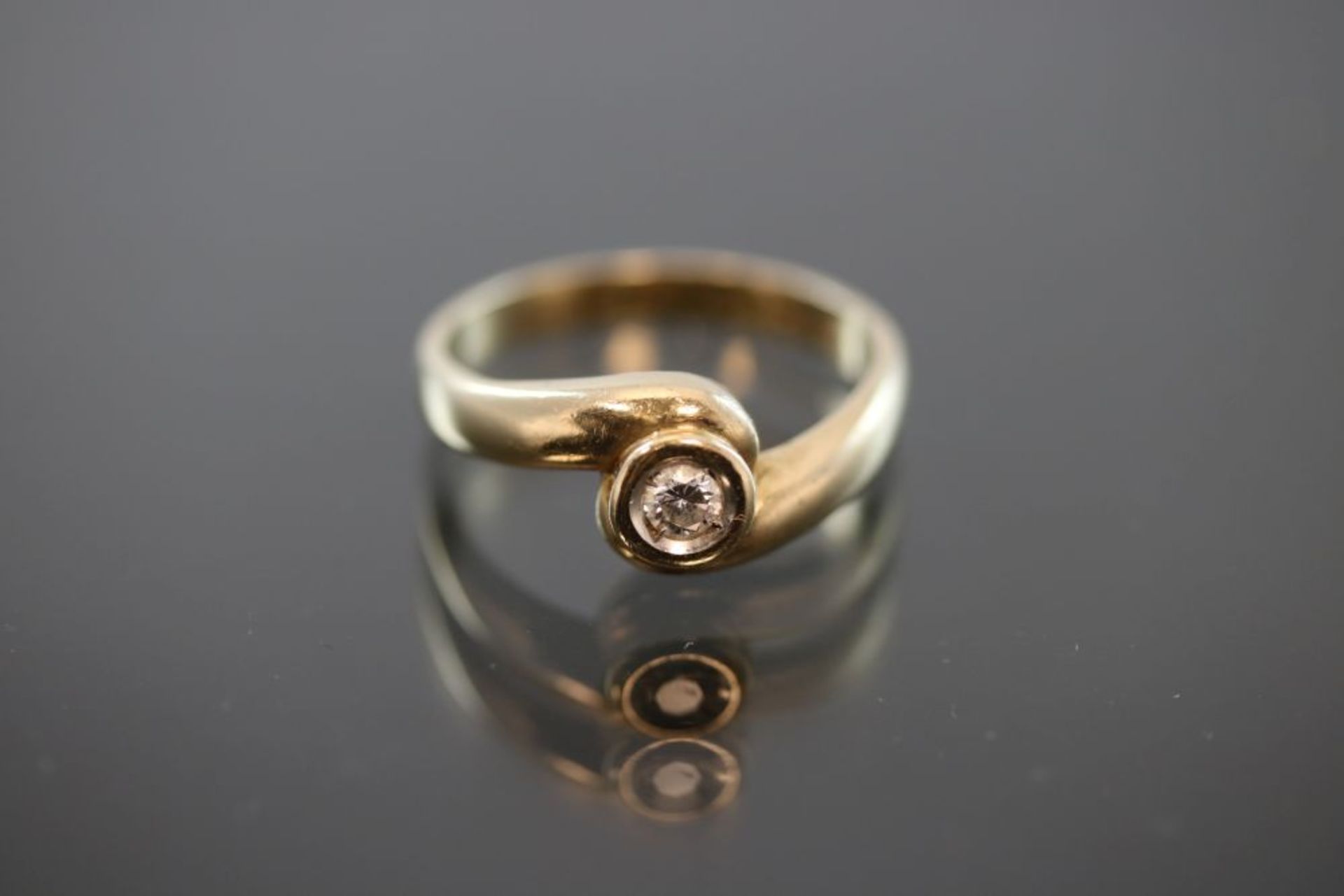 Brillant-Ring, 585 Gelbgold