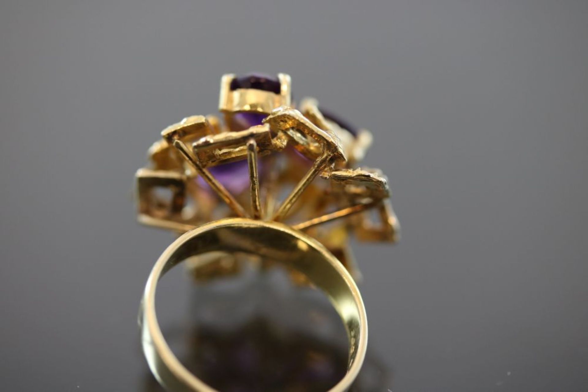 Amethyst-Ring, 585 Gold - Bild 3 aus 3