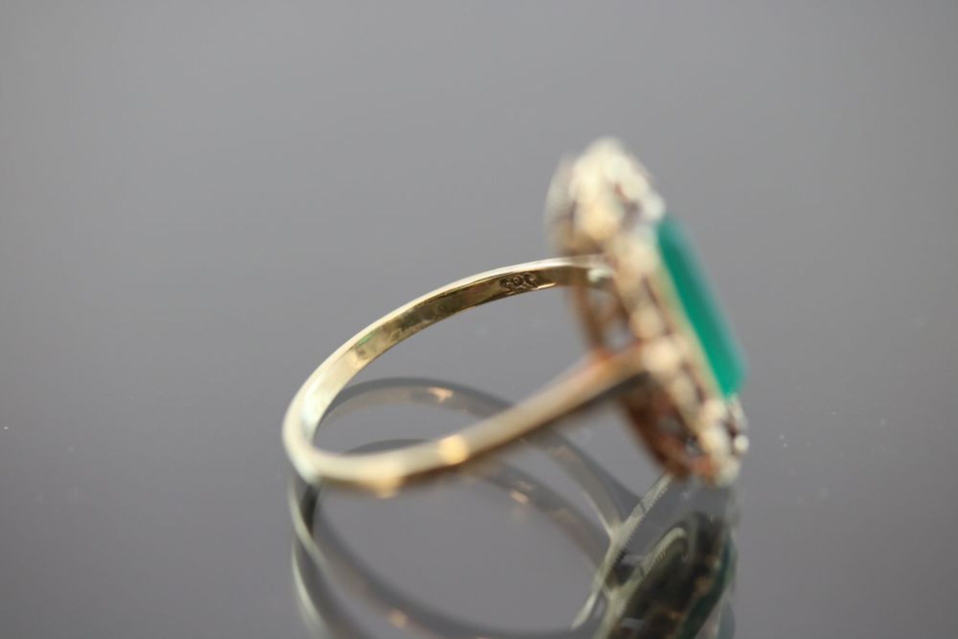 Smaragd-Ring, 585 Gold - Bild 3 aus 3