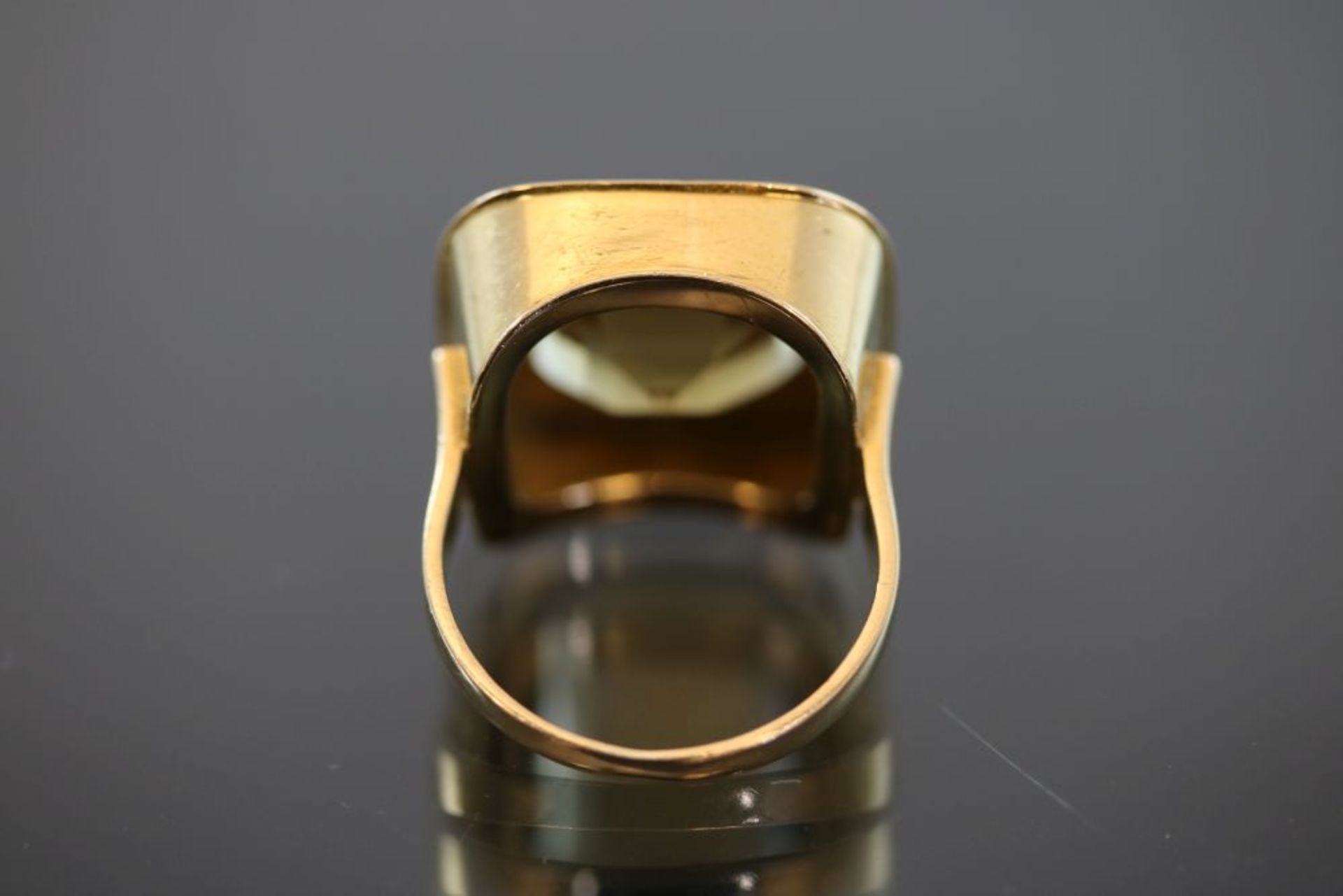 Citrin-Ring, 750 Gold - Image 3 of 3
