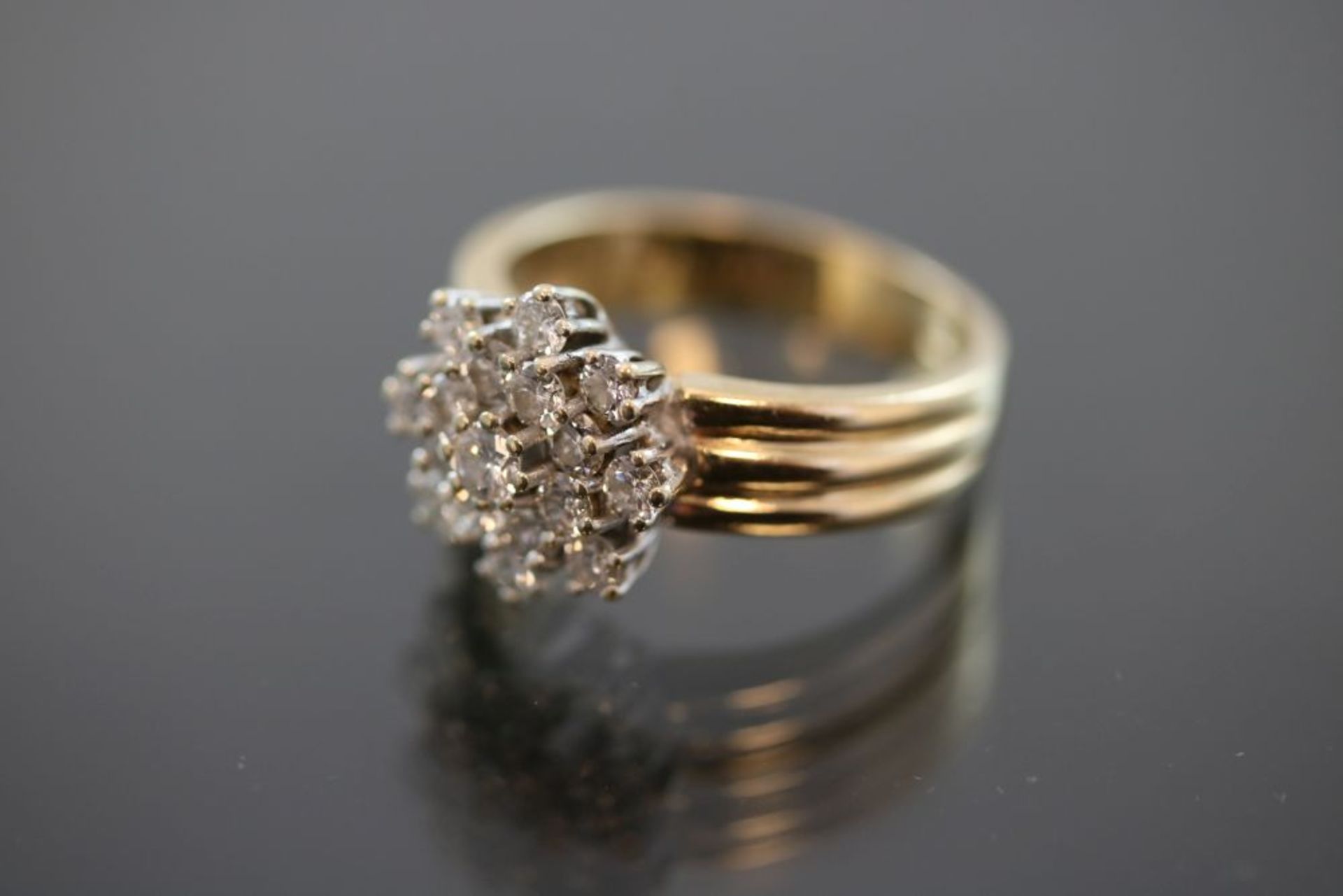 Brillant-Ring, 585 Gold - Bild 2 aus 3