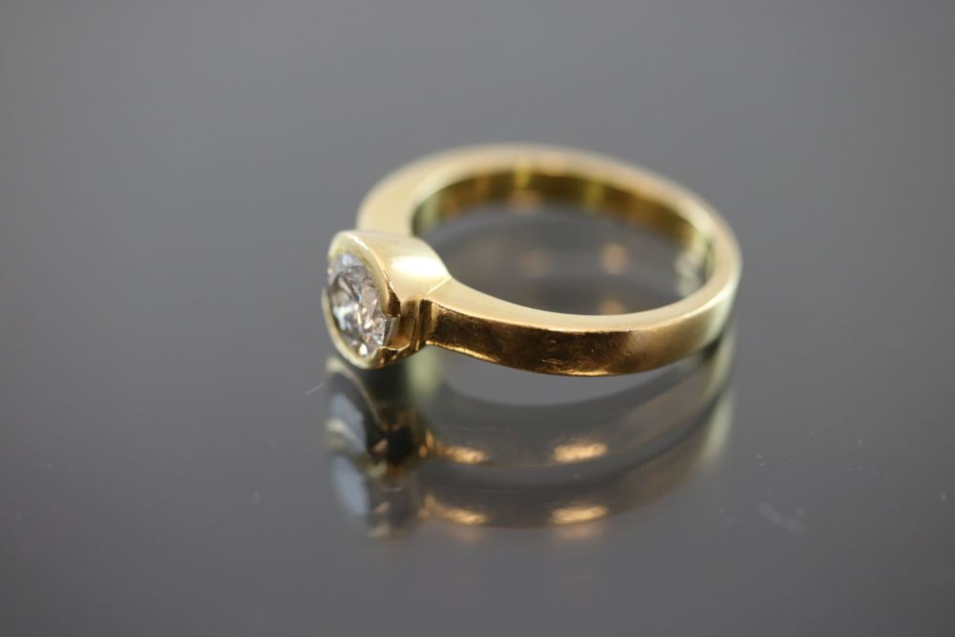 Brillant-Ring, 750 Gold - Bild 2 aus 3