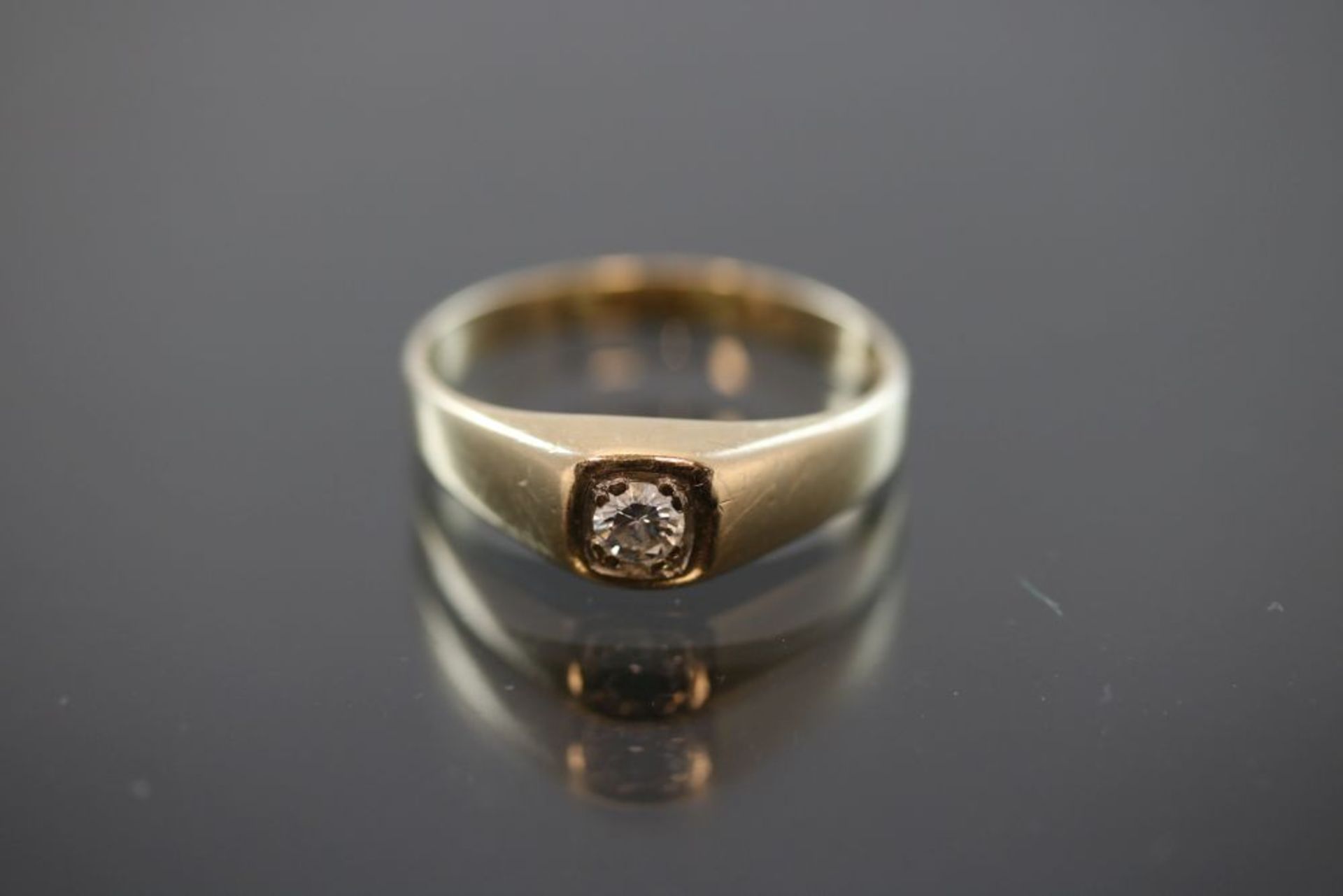 Brillant-Ring, 585 Gelbgold