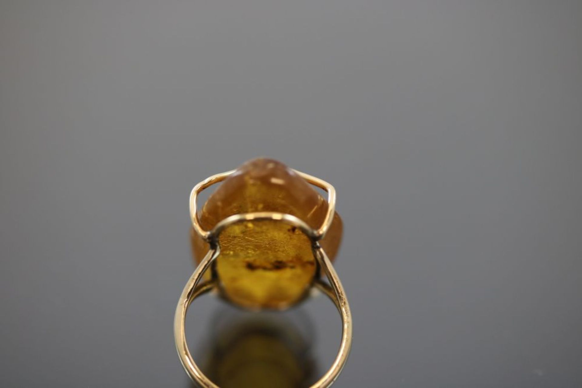 Bernstein-Ring, 585 Gold - Image 3 of 3