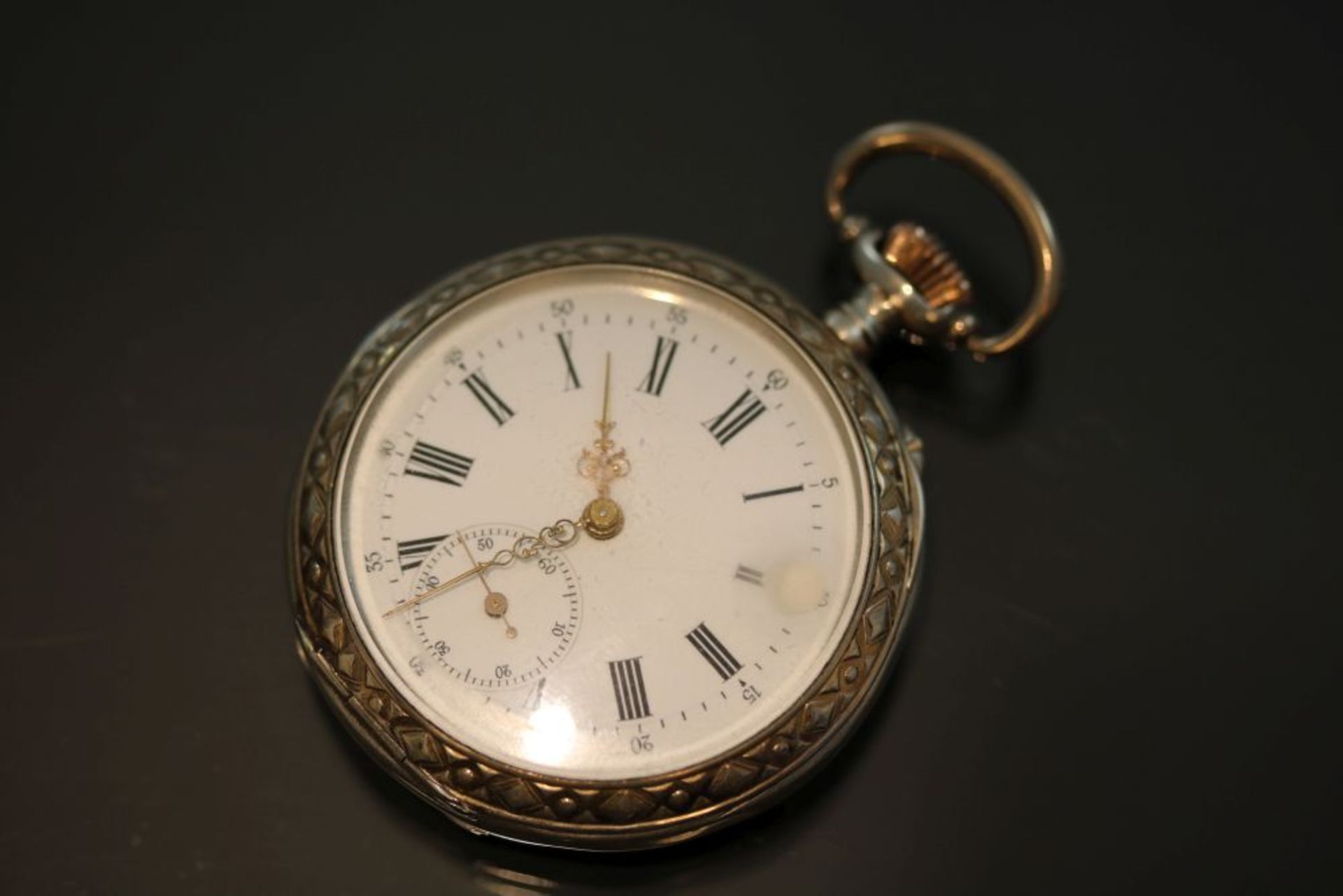 Taschenuhr, 800 Silber