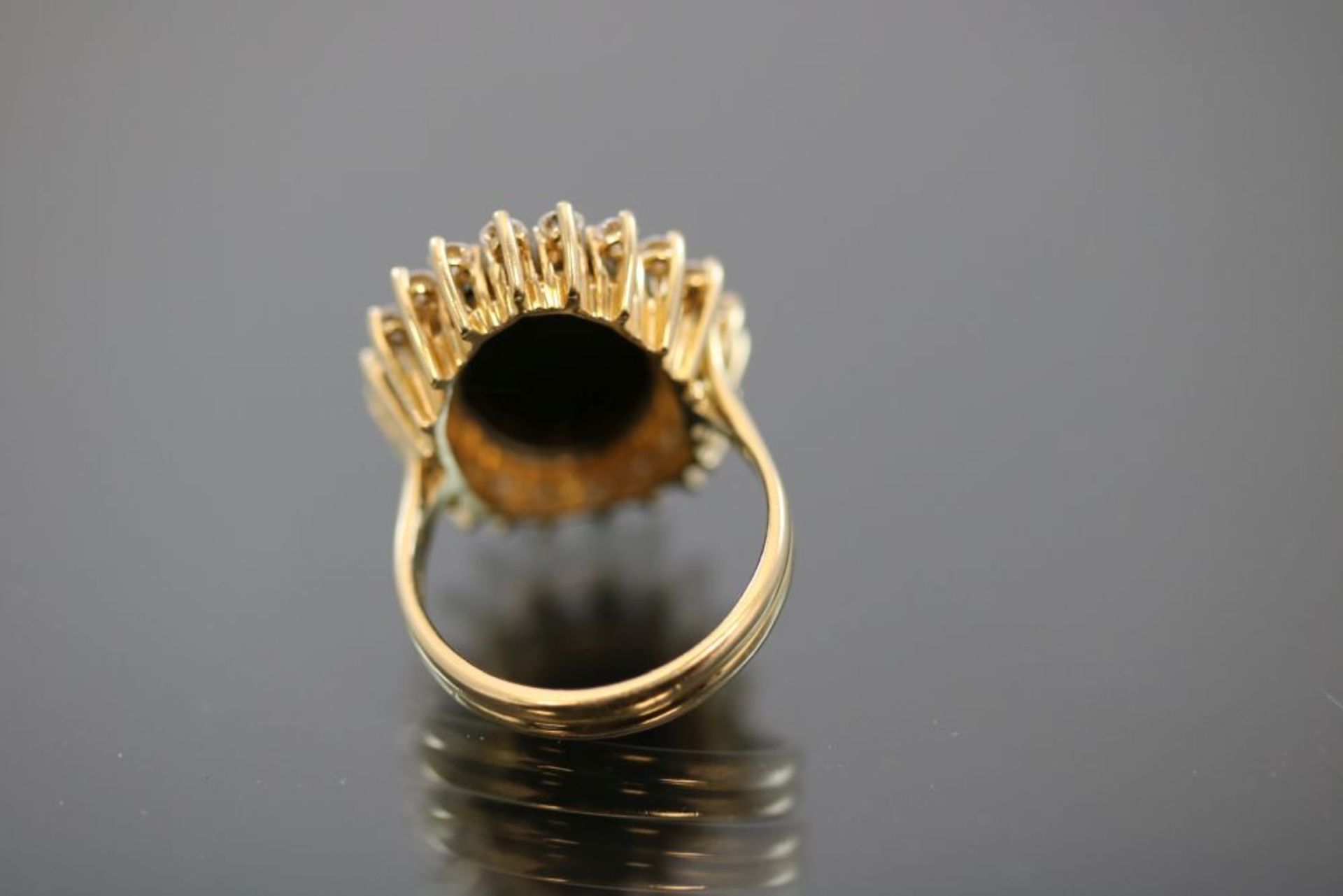 Opal-Brillant-Ring, 585 Gelbgold - Bild 3 aus 3
