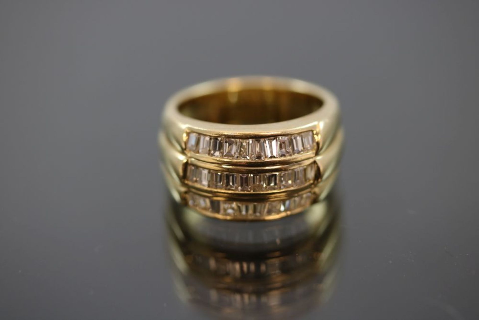 Diamant-Ring, 750 Gelbgold