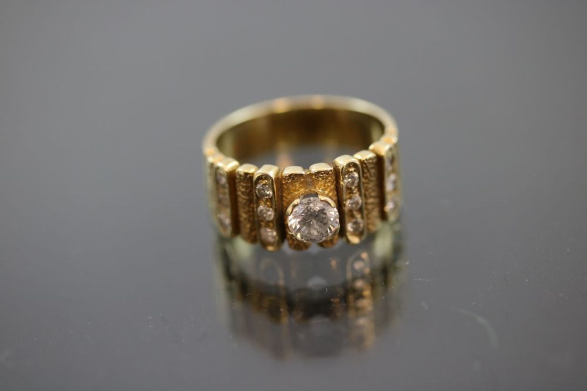 Brillant-Ring, 585 Gelbgold