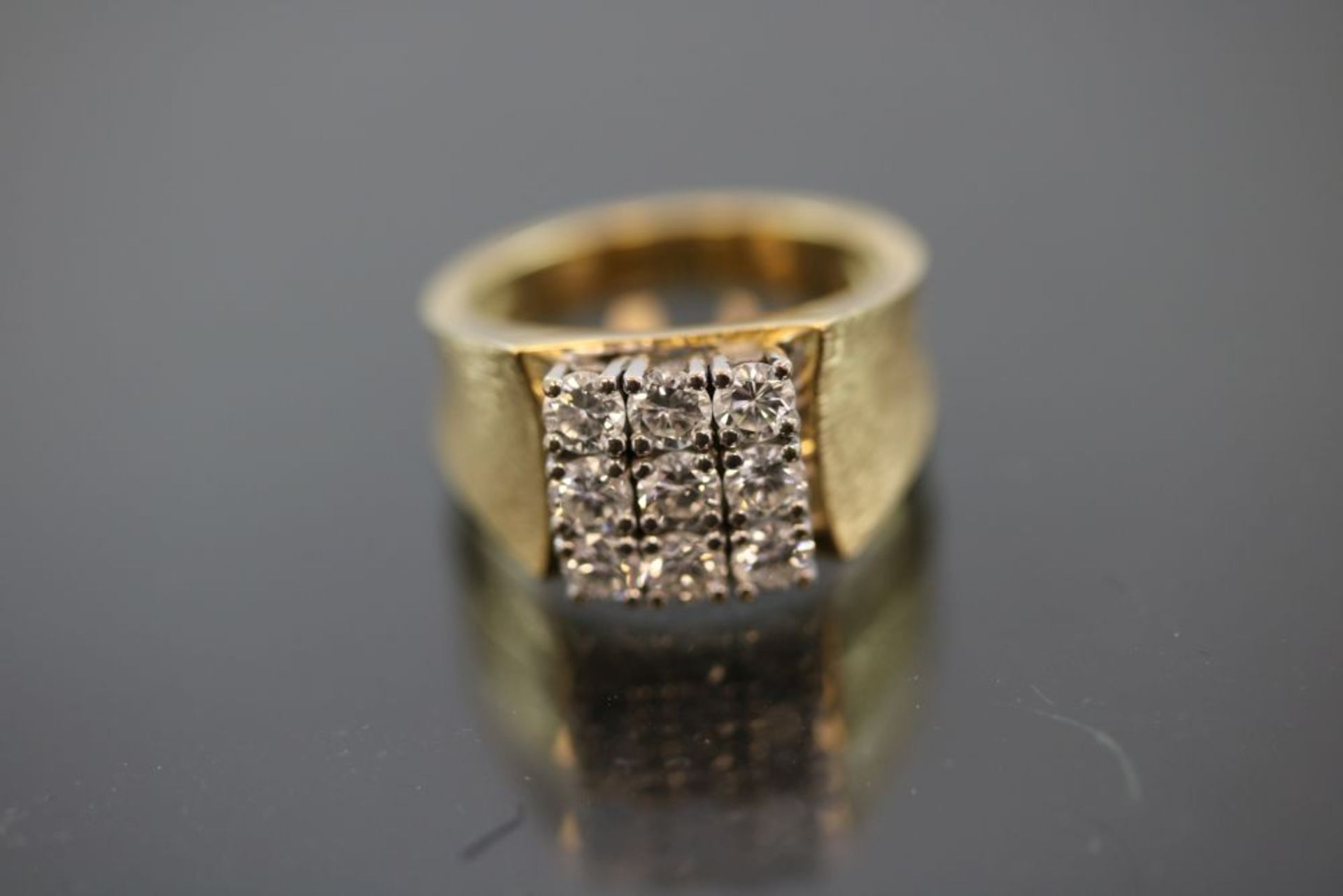 Brillant-Ring, 750 Gelbgold