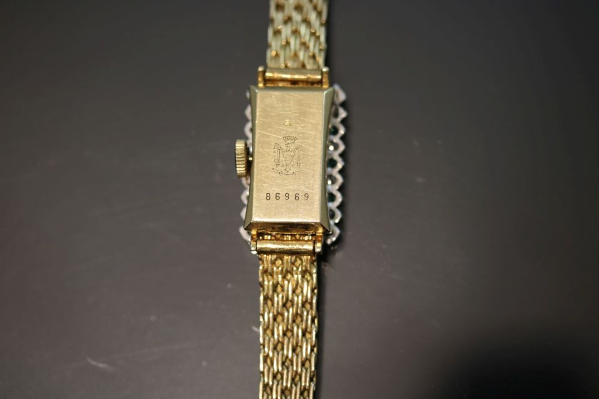 Lip-Uhr, 750 Gelbgold - Bild 2 aus 3