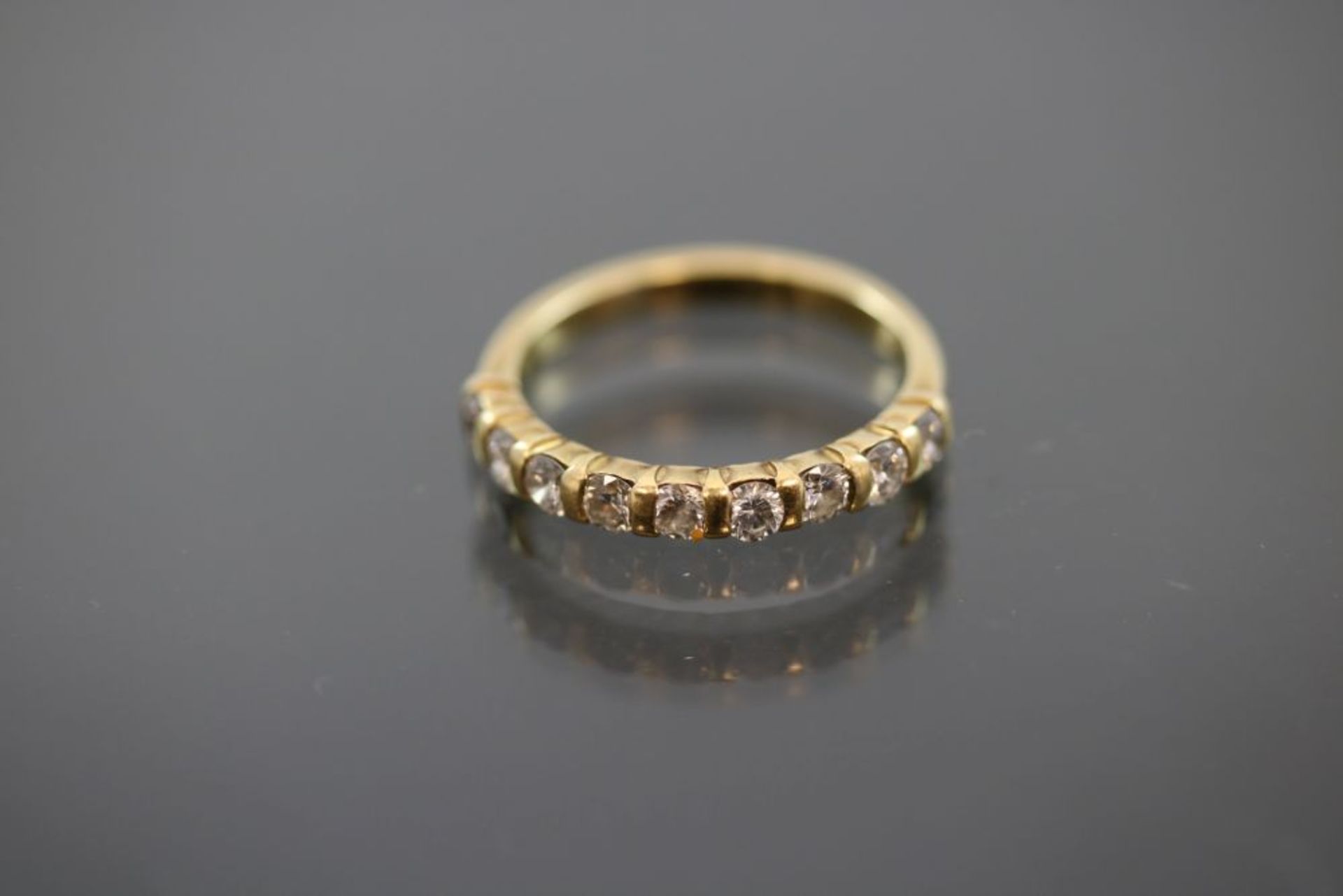 Brillant-Ring, 750 Gelbgold