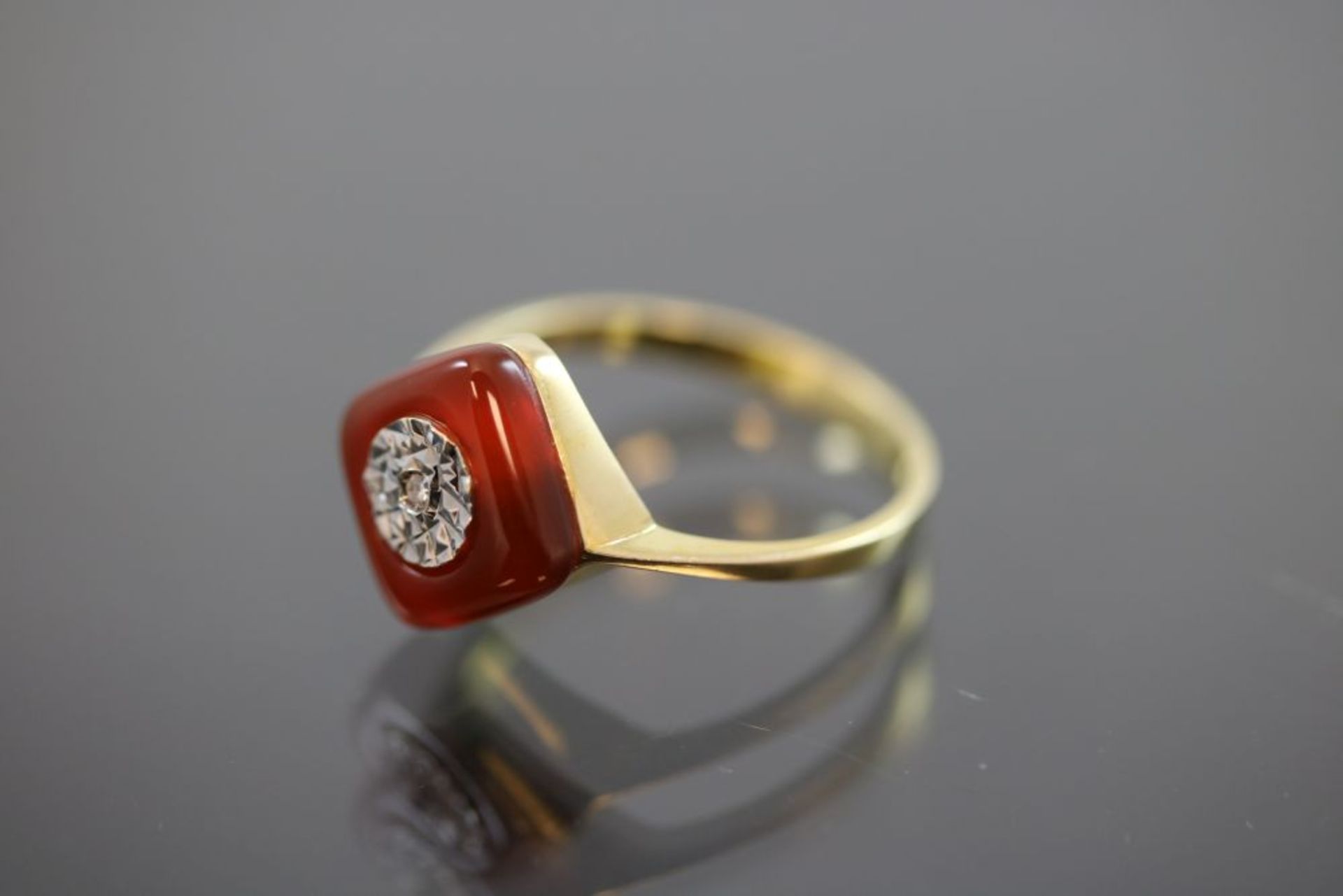 Diamant-Ring, 585 Gold - Bild 2 aus 3