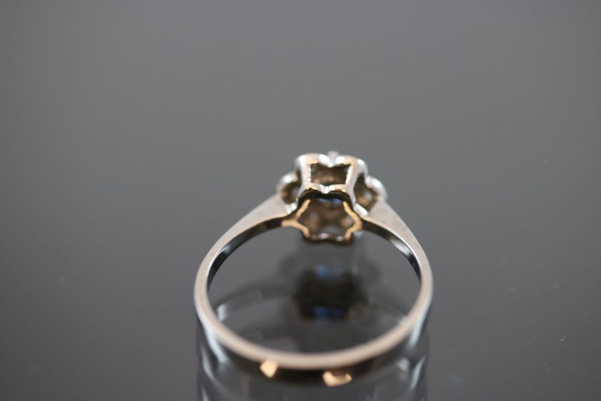 Saphir-Diamant-Ring, 585 Weißgold - Image 3 of 3