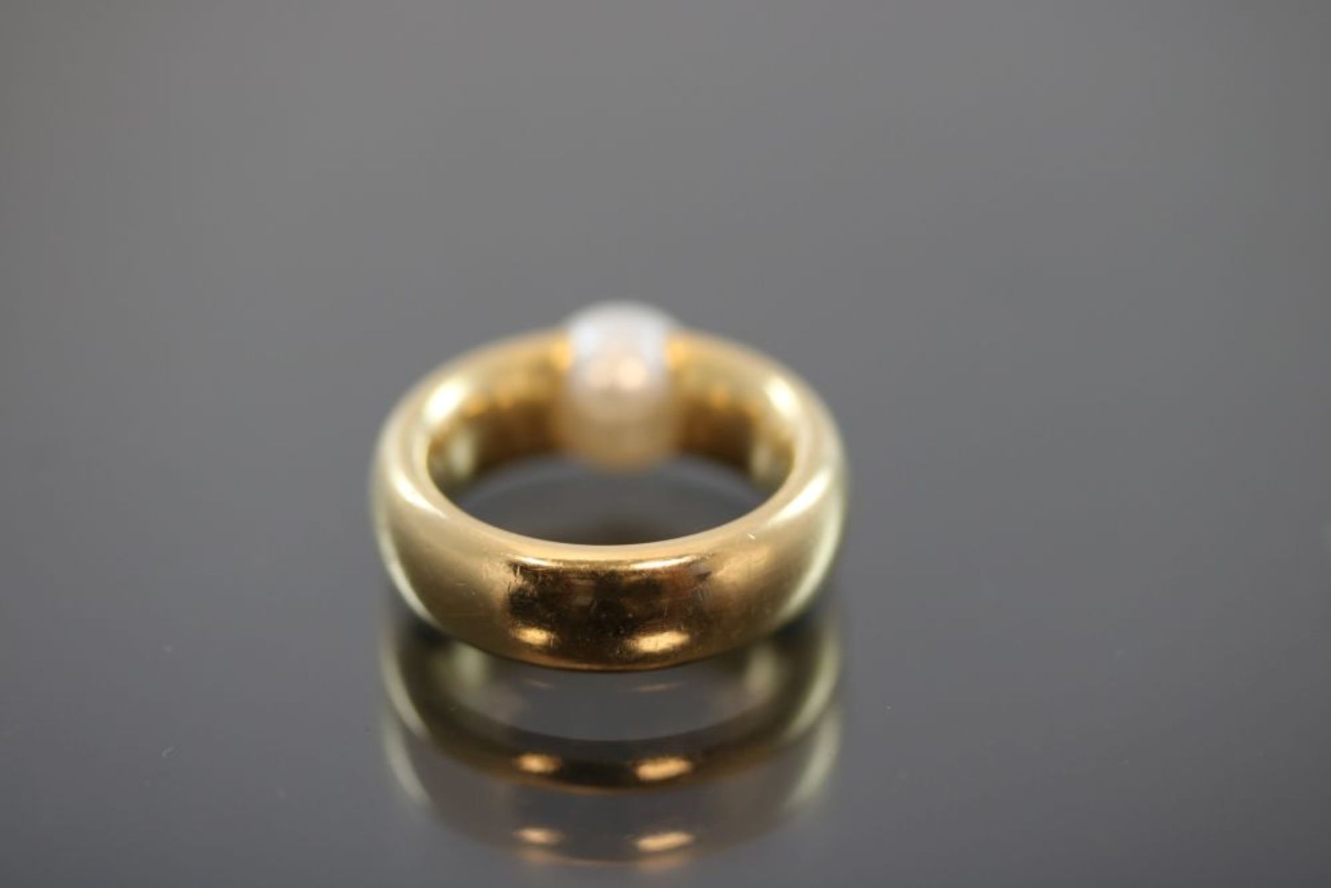 Perlen-Ring, 750 Gold - Bild 3 aus 3