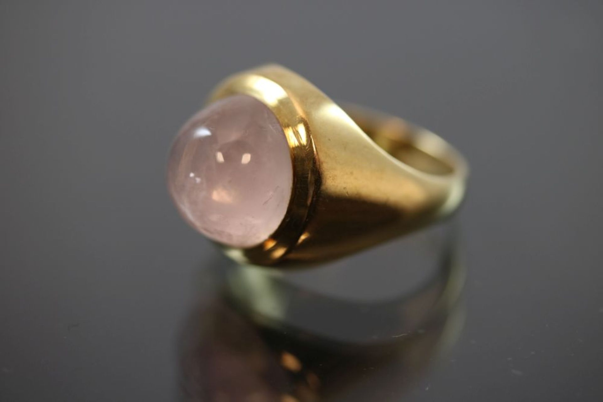 Morganit-Ring, 585 Gelbgold - Bild 2 aus 3