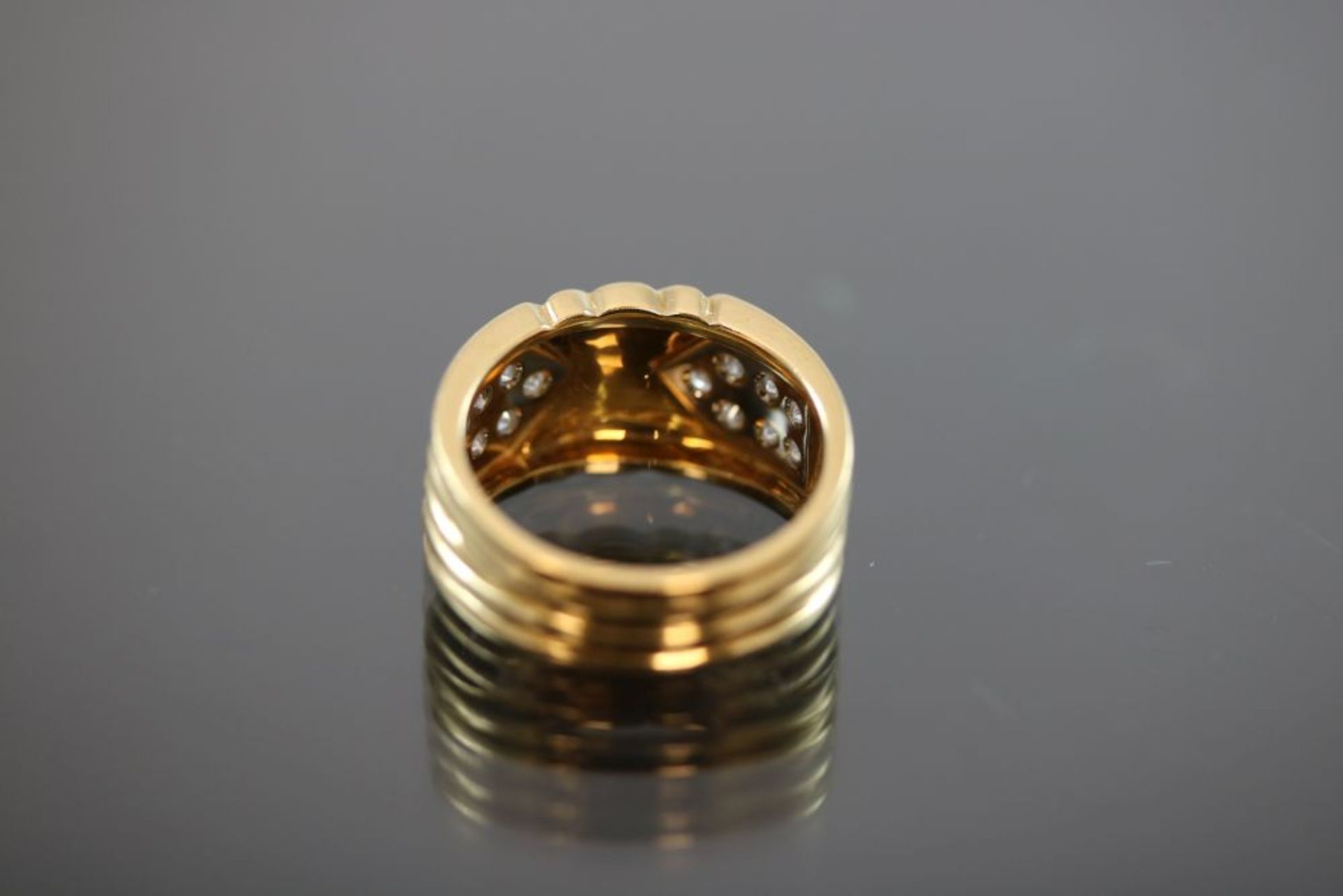 Brillant-Ring, 750 Gold - Bild 3 aus 3