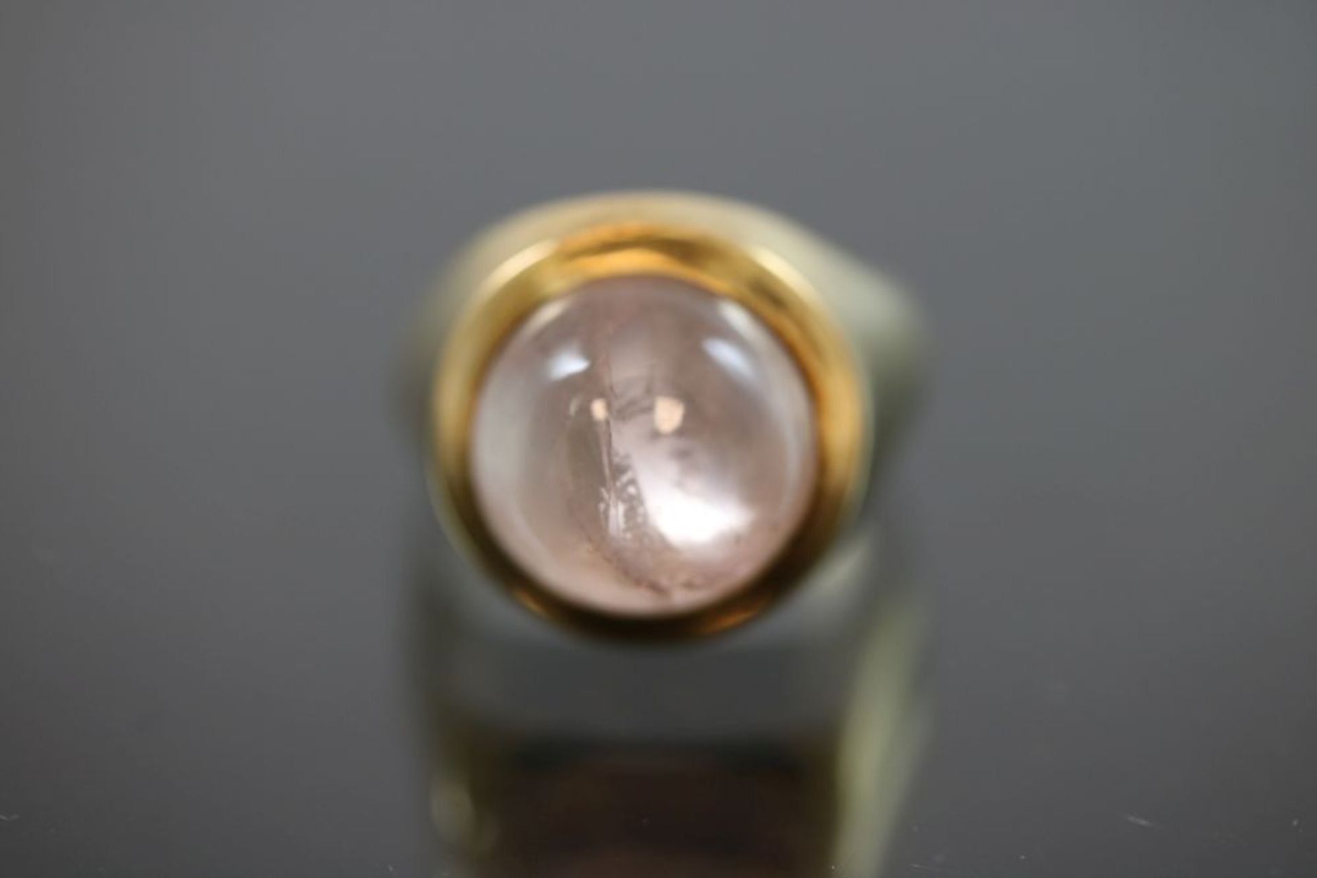 Morganit-Ring, 585 Gelbgold