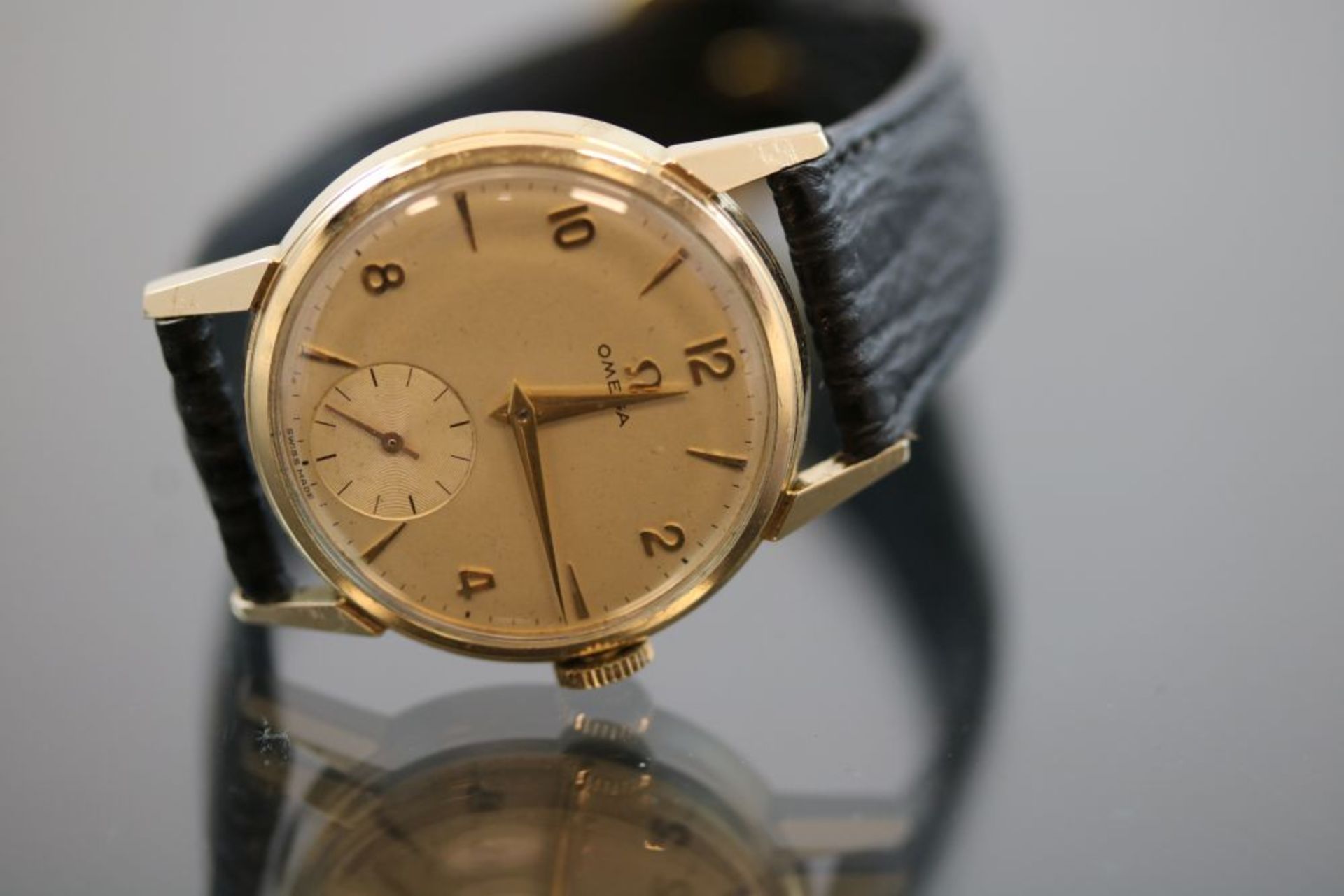 Omega-Armbanduhr, 750 Gold
