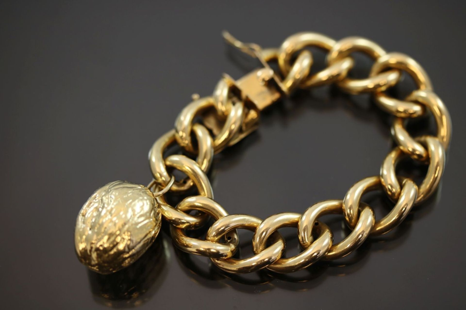 Armband mit Anhänger, 750 Gold