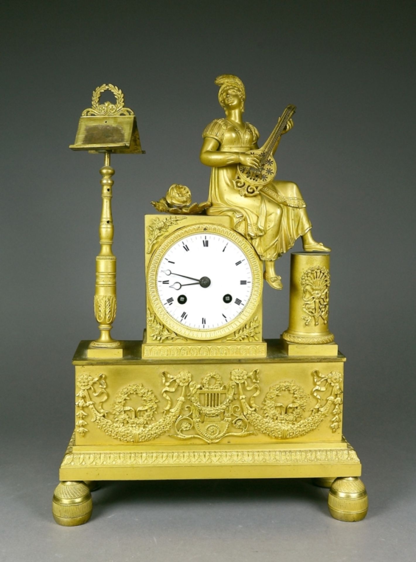 Uhr, Kaminuhr, Empire, Frankreich, um 1820
