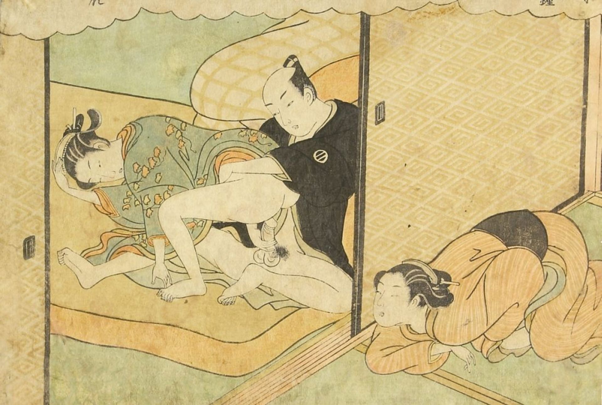 Japan, Farbholzschnitt, Harunobu, Suzuki (1725 - 1770)
