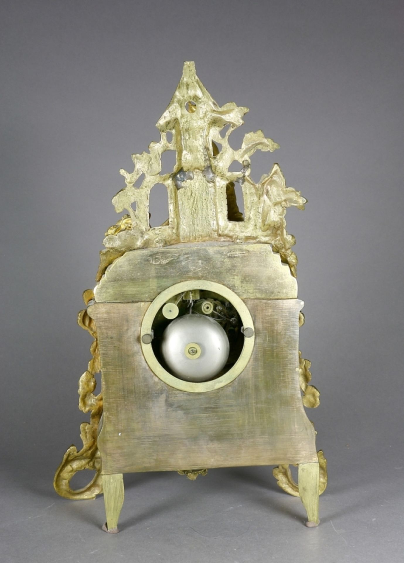 Uhr, Pendule, Goldbronze, Frankreich, 19. Jh. - Image 2 of 2