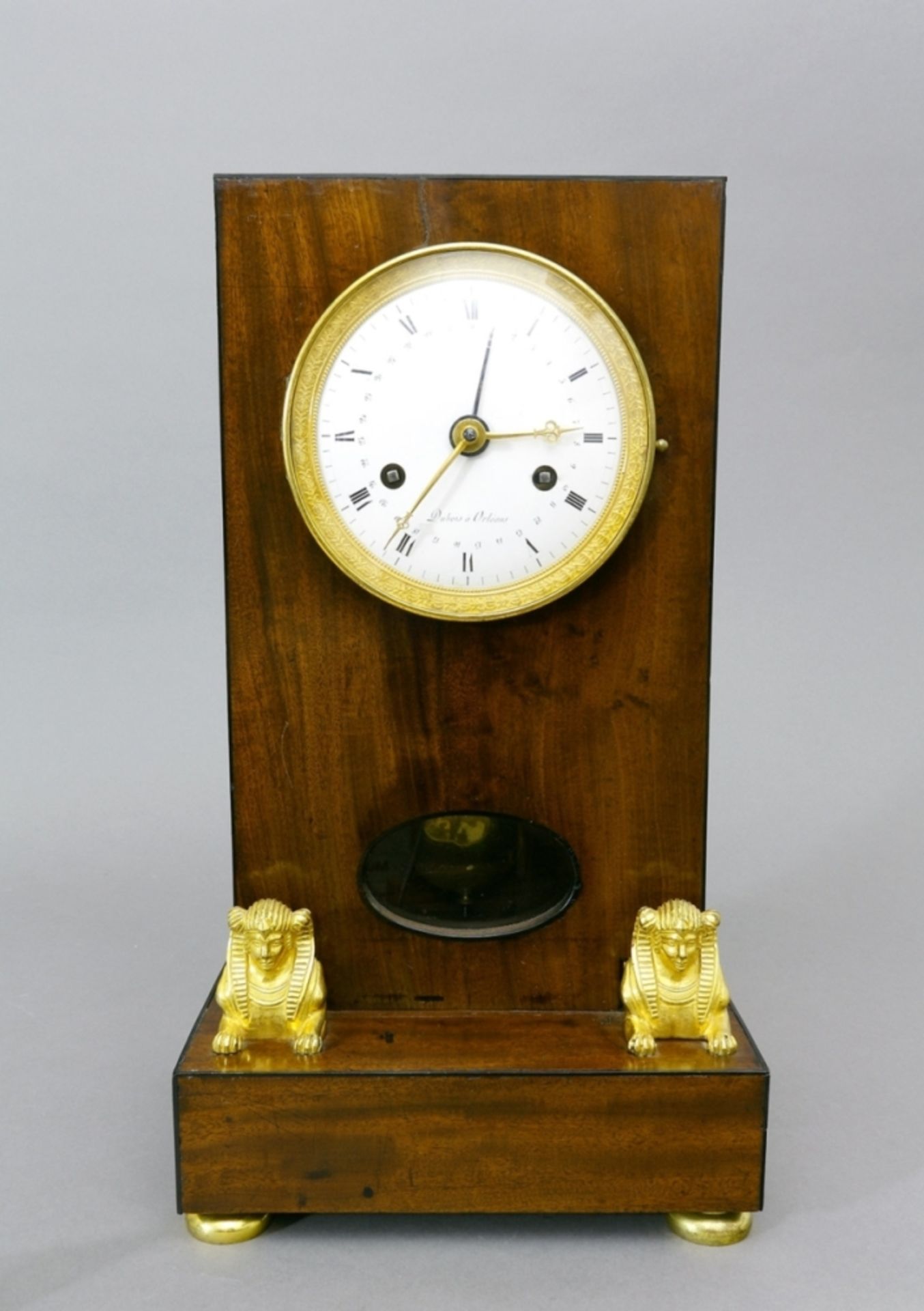 Uhr, Empire - Kaminuhr, Frankreich, Dubois a Orléans, um 1810-20