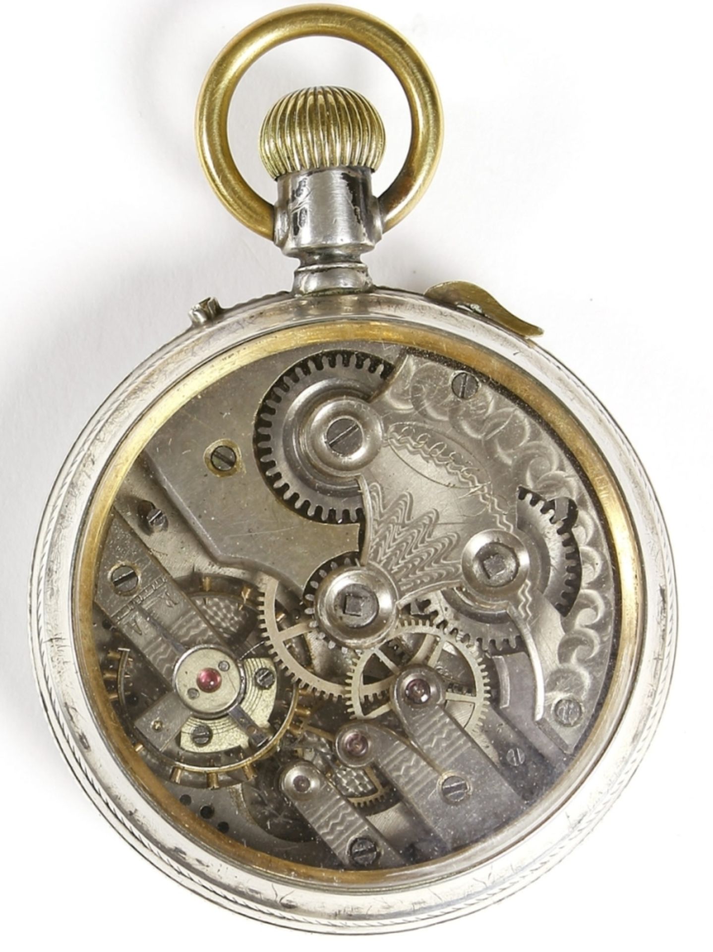 Taschenuhr, Silber, Schweiz oder Frankreich, für den türkischen Markt, um 1900 - Bild 2 aus 2