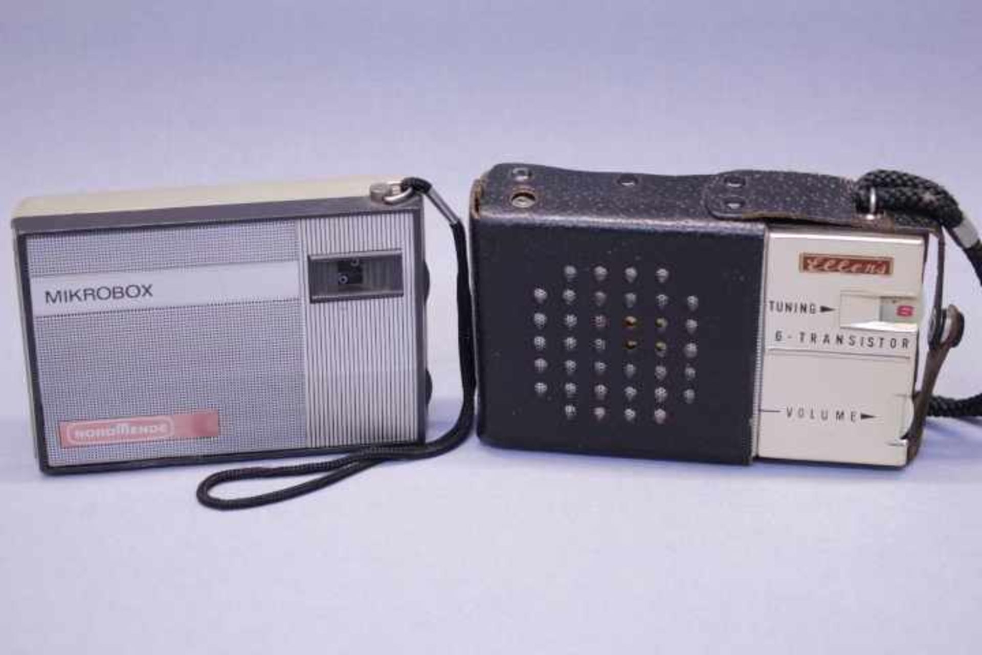 2 Transistor Radios1 x Ellens 6 Transistor1 x Nordmende MikroboxTaschenradiosFunktion nicht geprüft