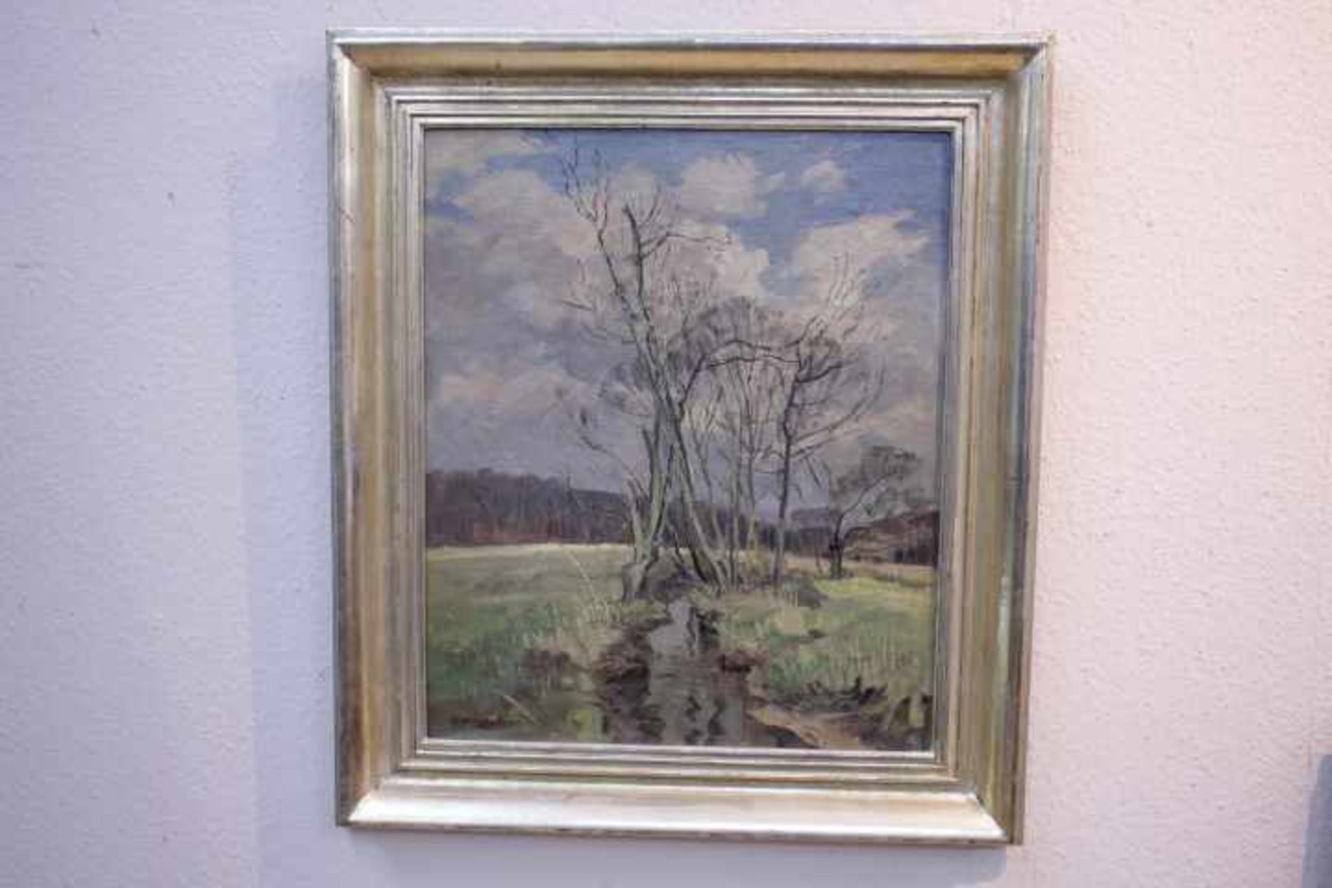 Umgelter Hermann 1891-1962 Feuerbacher Tal im Frühjahr «Öl auf LeinwandLi.U.Sig.50 x 60cmOriginal