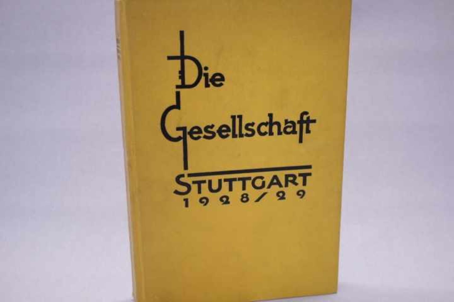 Die Gesellschaft Stuttgart 1928/29Almanach der Stuttgarter GesellschaftWEVA / Werbe-Verlags-