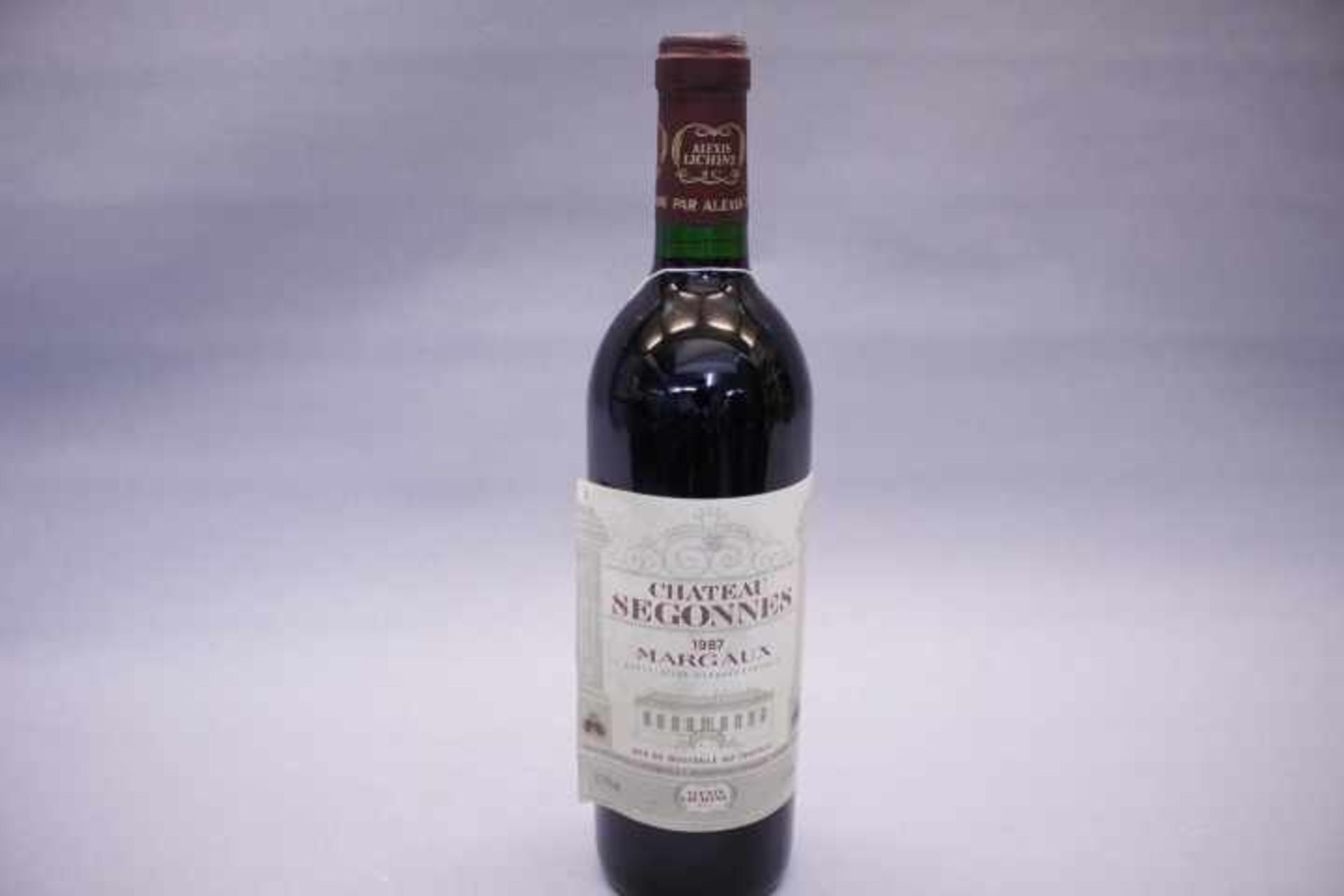 Rotwein CHATEAUSEGONNES1987MARGAUX12,5%vol 750ml.