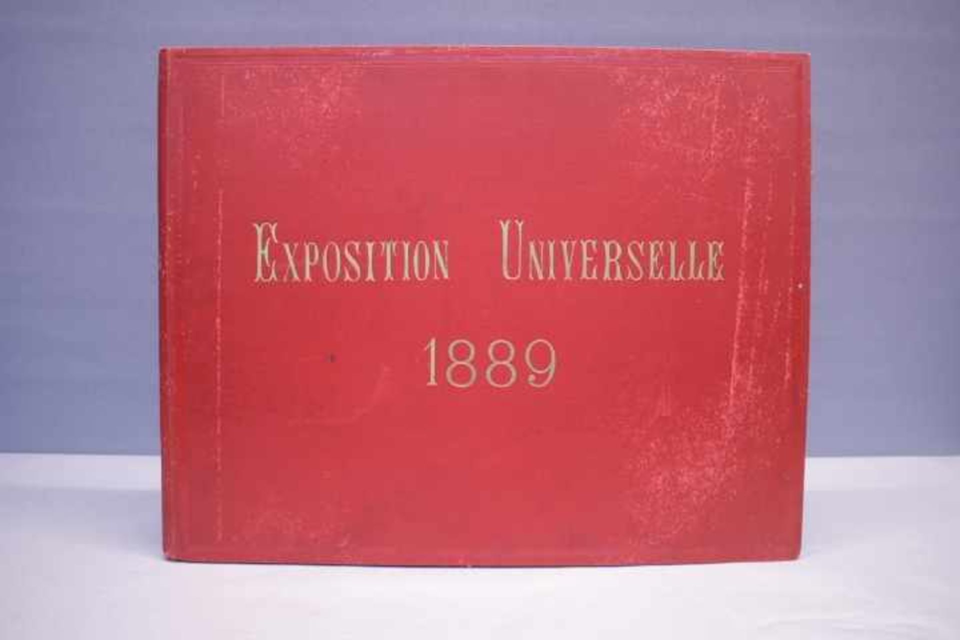 Exposition UniverselleParis 1889Album mit 13 Albumin Original FotosEinband leichter Abrieb46x36cm