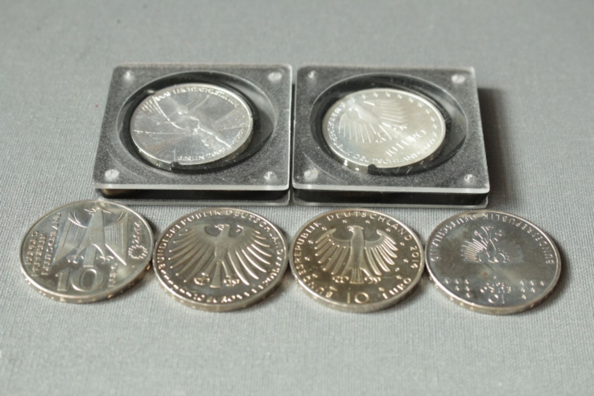 Silber 925/1000 10 Euro Münzen