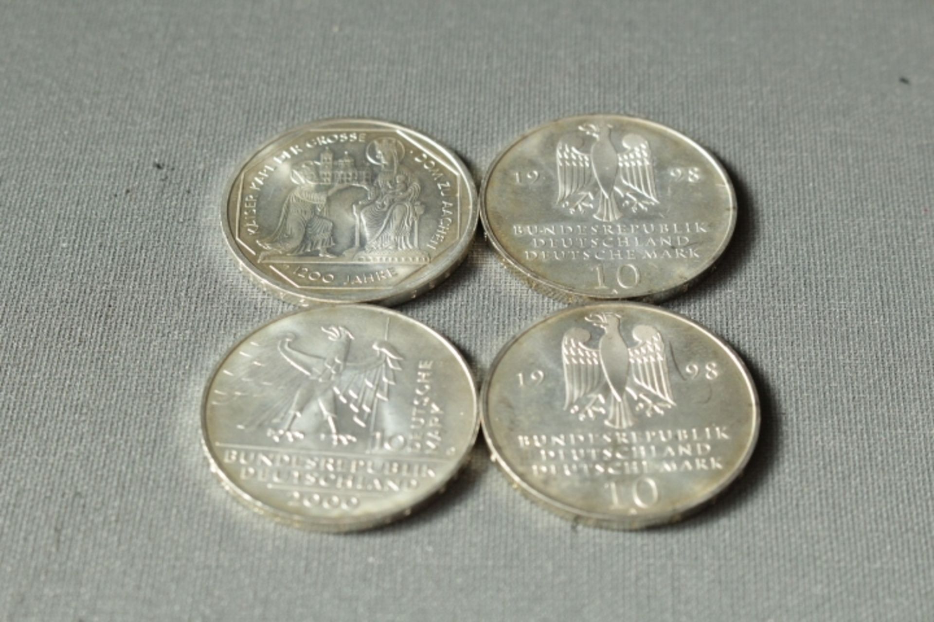 Silber 625/1000 10 DM Münzen