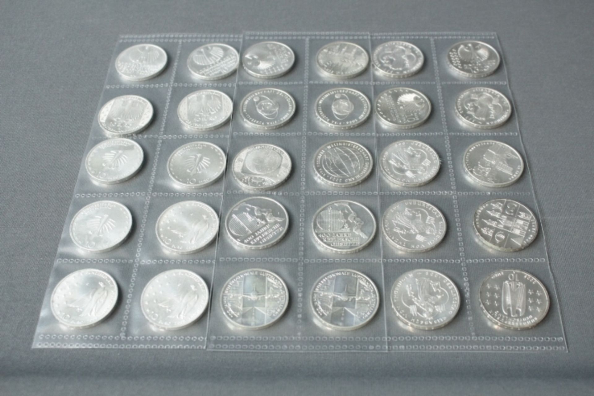 Silber 925/1000 10 Euro Münzen