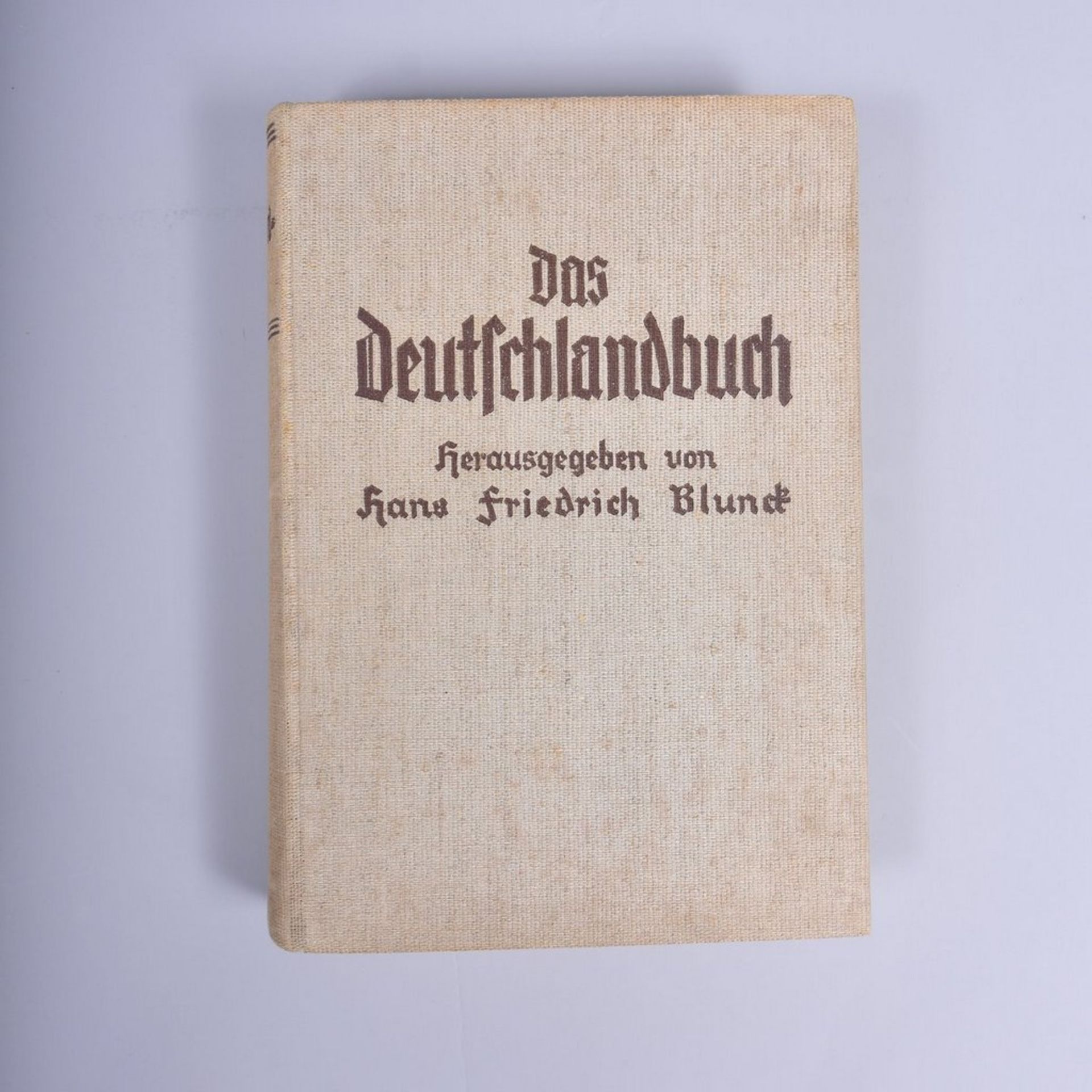 "Das Deutschlandbuch" v. H.F. Blunck, P. Franke Verlag Berlin 1935, mit zahlreichen Fotografien, gut