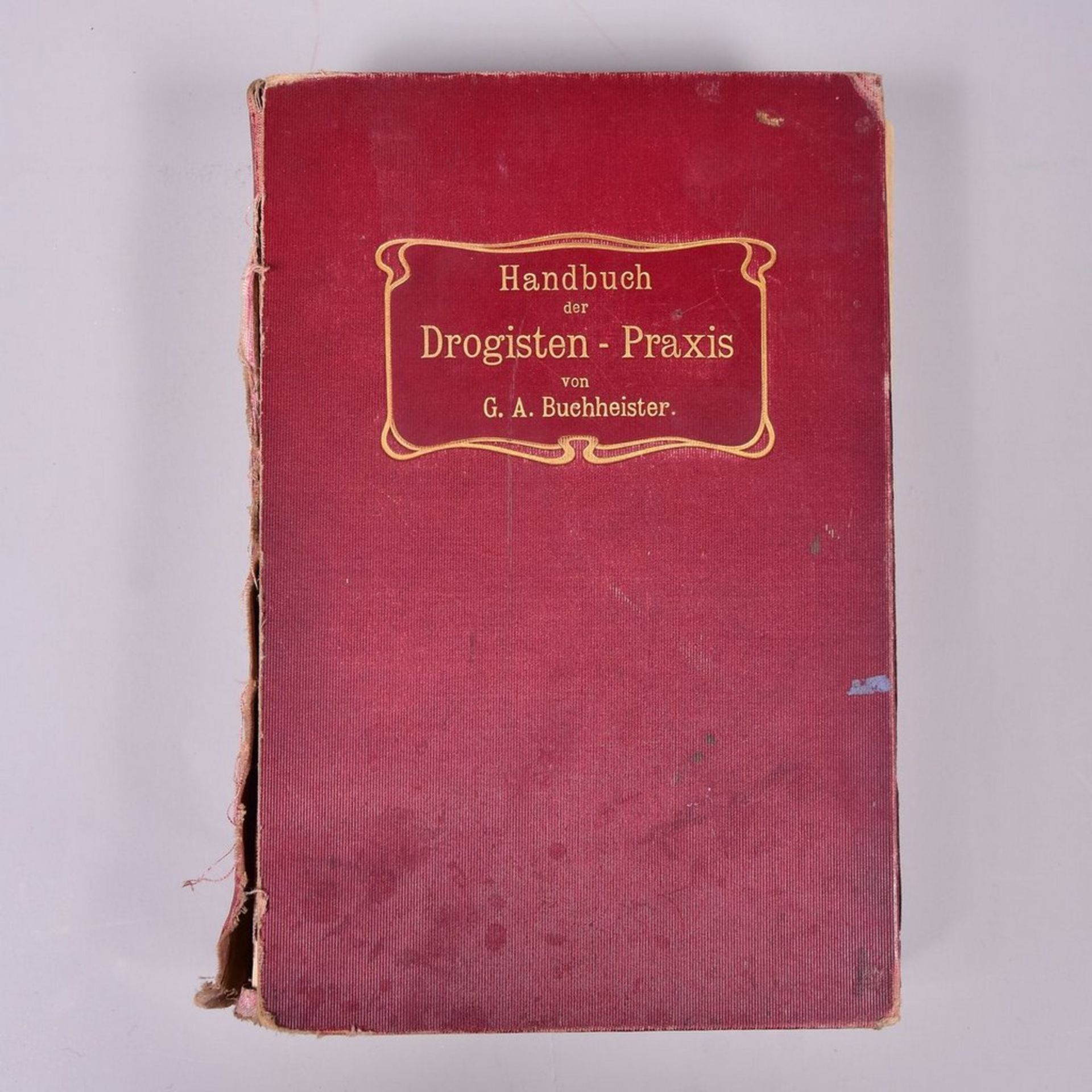 "Handbuch der Drogisten-Praxis" v. G.A. Buchheister, erster Teil, Verlag J. Springer Berlin, 1906,