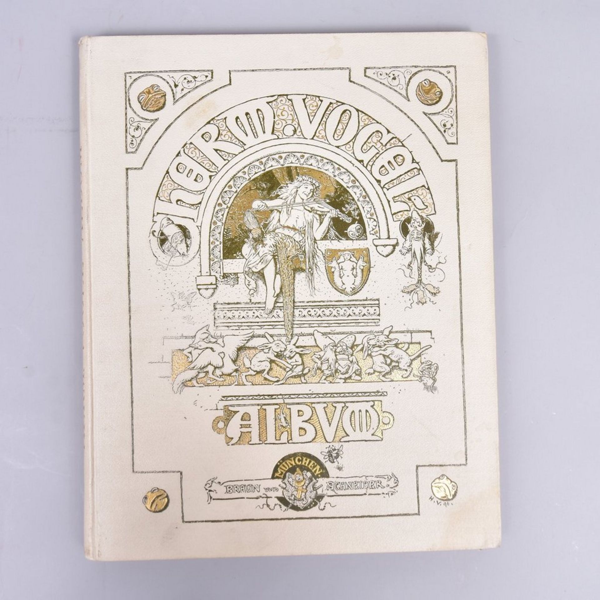 "Hermann Vogel - Album" vierte Auflage, Verlag Braun & Schneider München, um 1896, Zustand 1