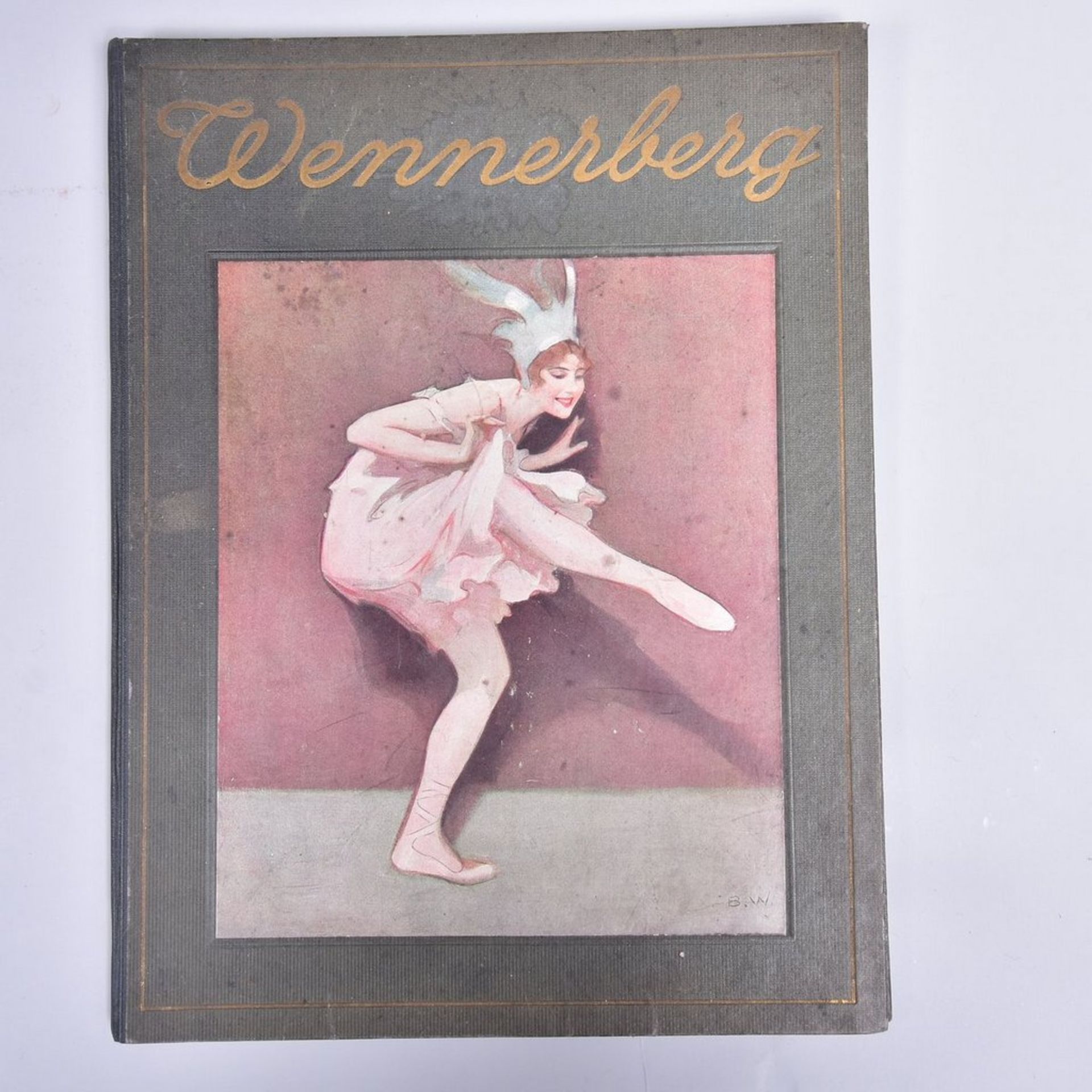 "Wenneberg-Album" P. Wennerberg, 1921, Berlin Dr. Eysler & Co., 25 Stk. farbige Kunstblätter nach