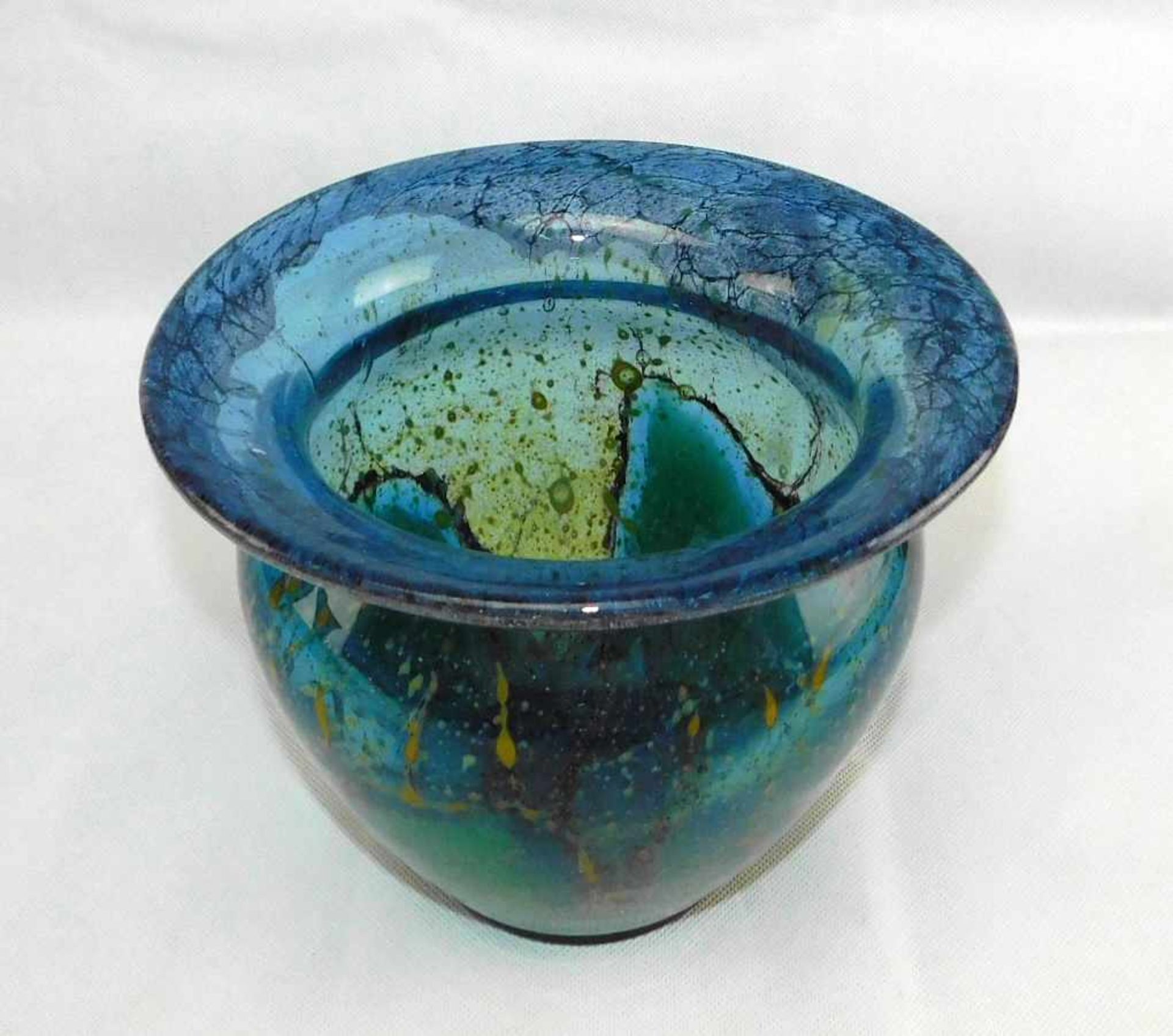 WMF Kleine Vase IKORA, blau/grün, 1930er Jahre - Bild 2 aus 2