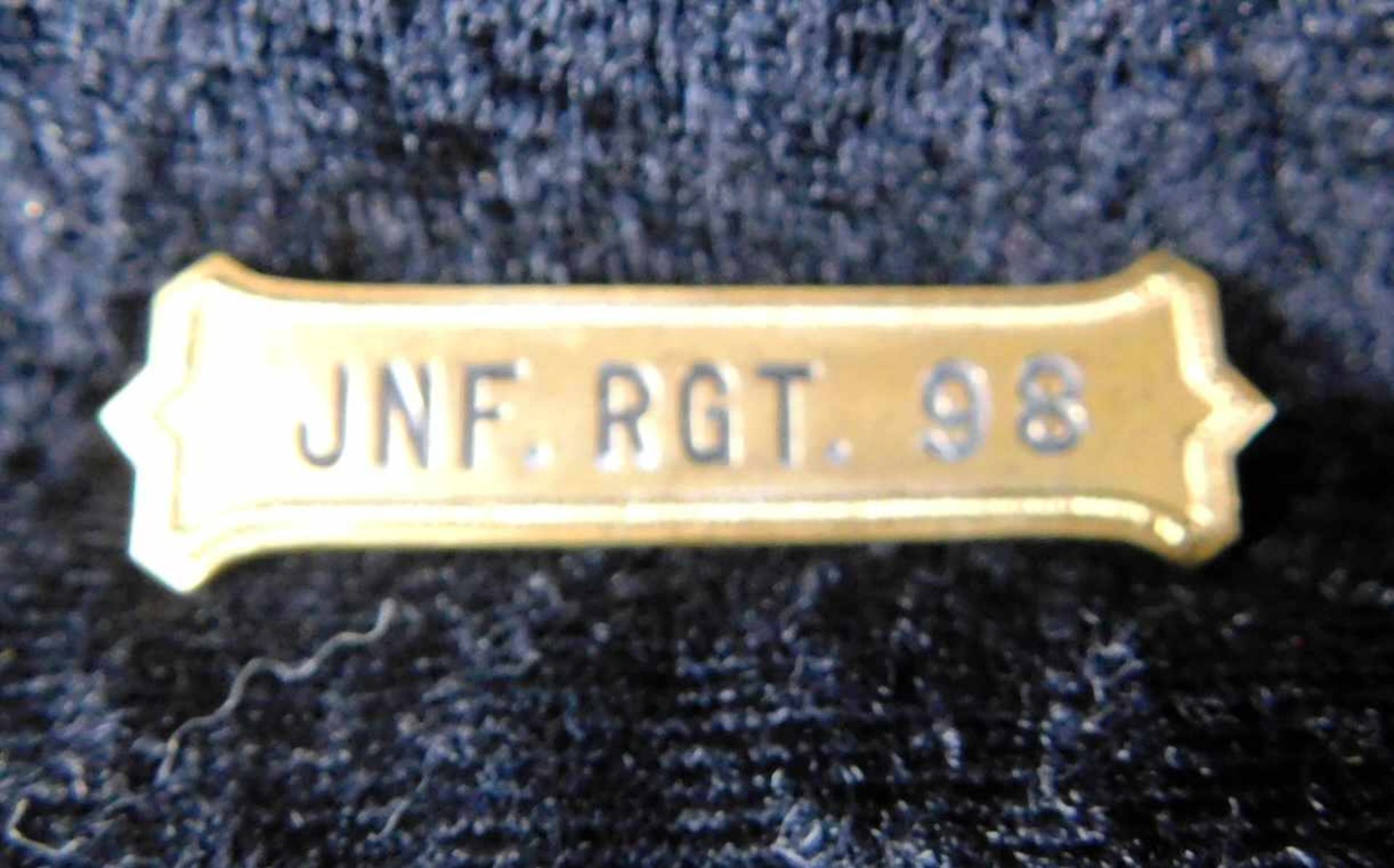 Gedenkmünze des Metzer Infanterie Regiments Nr. 98 u. Res.Inf. Reg. Nr.98, Horn-Lippe, Ø ca. 3,2 - Image 3 of 4