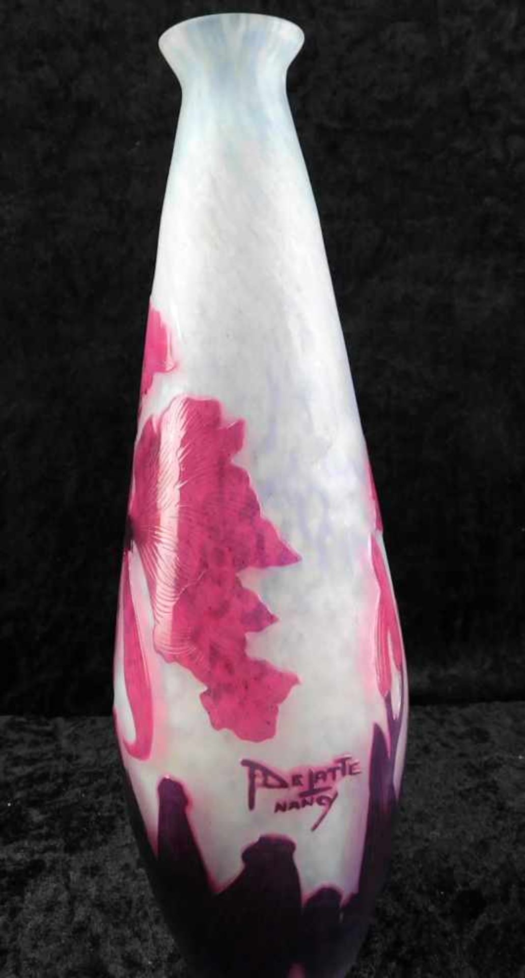 André Delatte, Nancy, Vase um 1925, Reliefätzung ADELATTE NANCY - Bild 2 aus 4