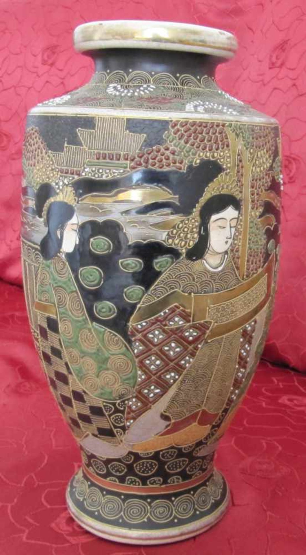 Baluster-Vase, Japan Satsuma Stil, Anfang 20. Jhdt.