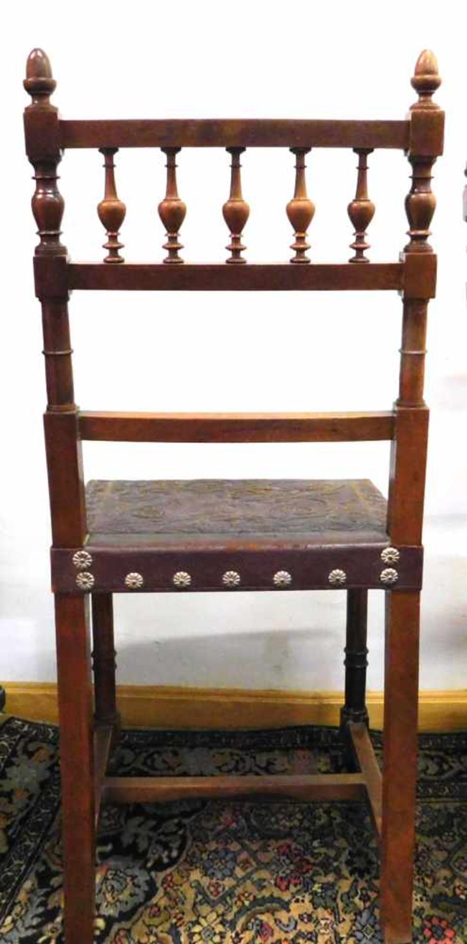 4 Stühle, Frankreich, Historismus um 1880, Nussbaum - Image 5 of 5