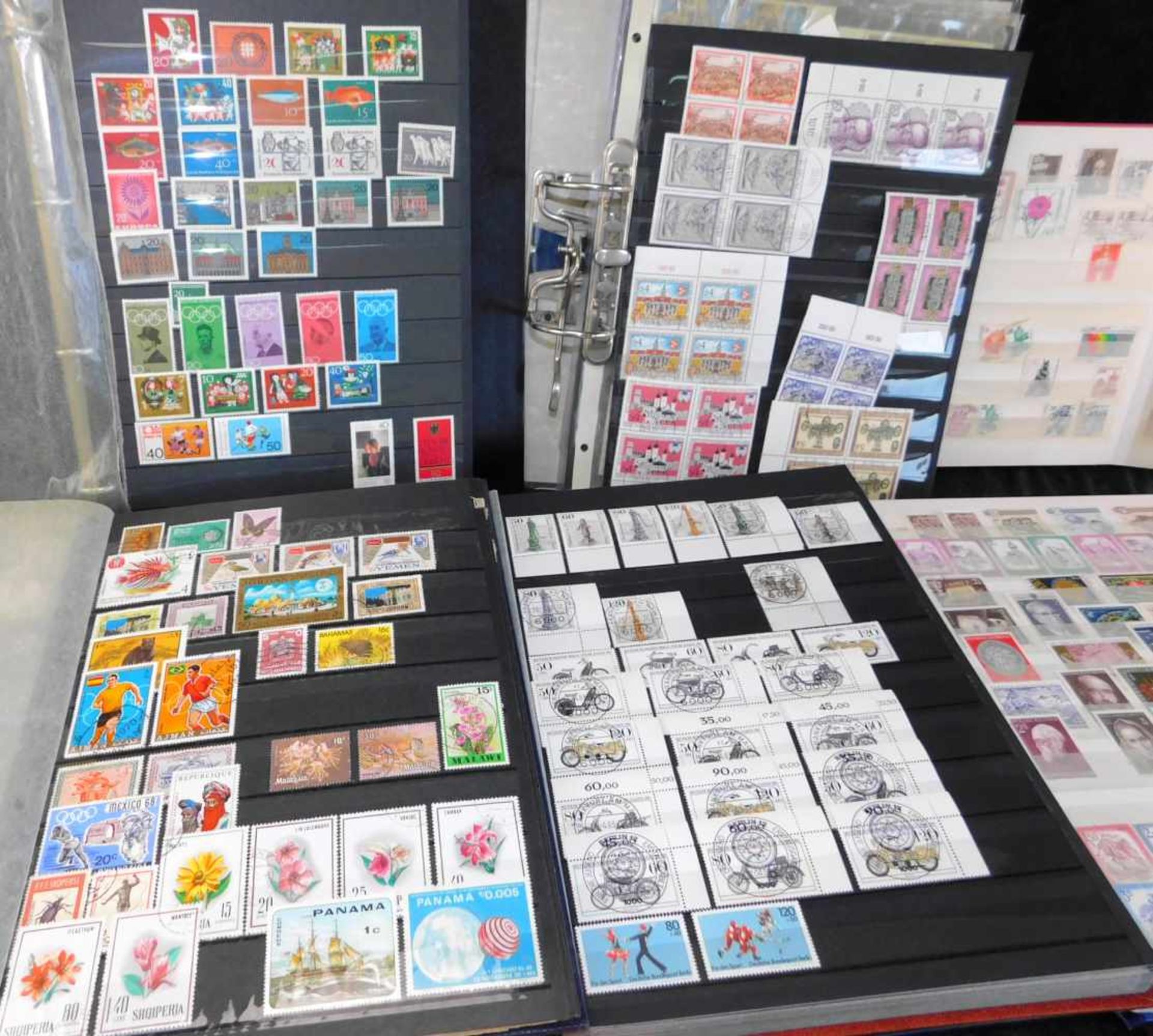 Konvolut Briefmarken, diverse Länderu. Themen, postfrisch u. gestempelt 1960er bis 80er Jahre, - Bild 4 aus 4