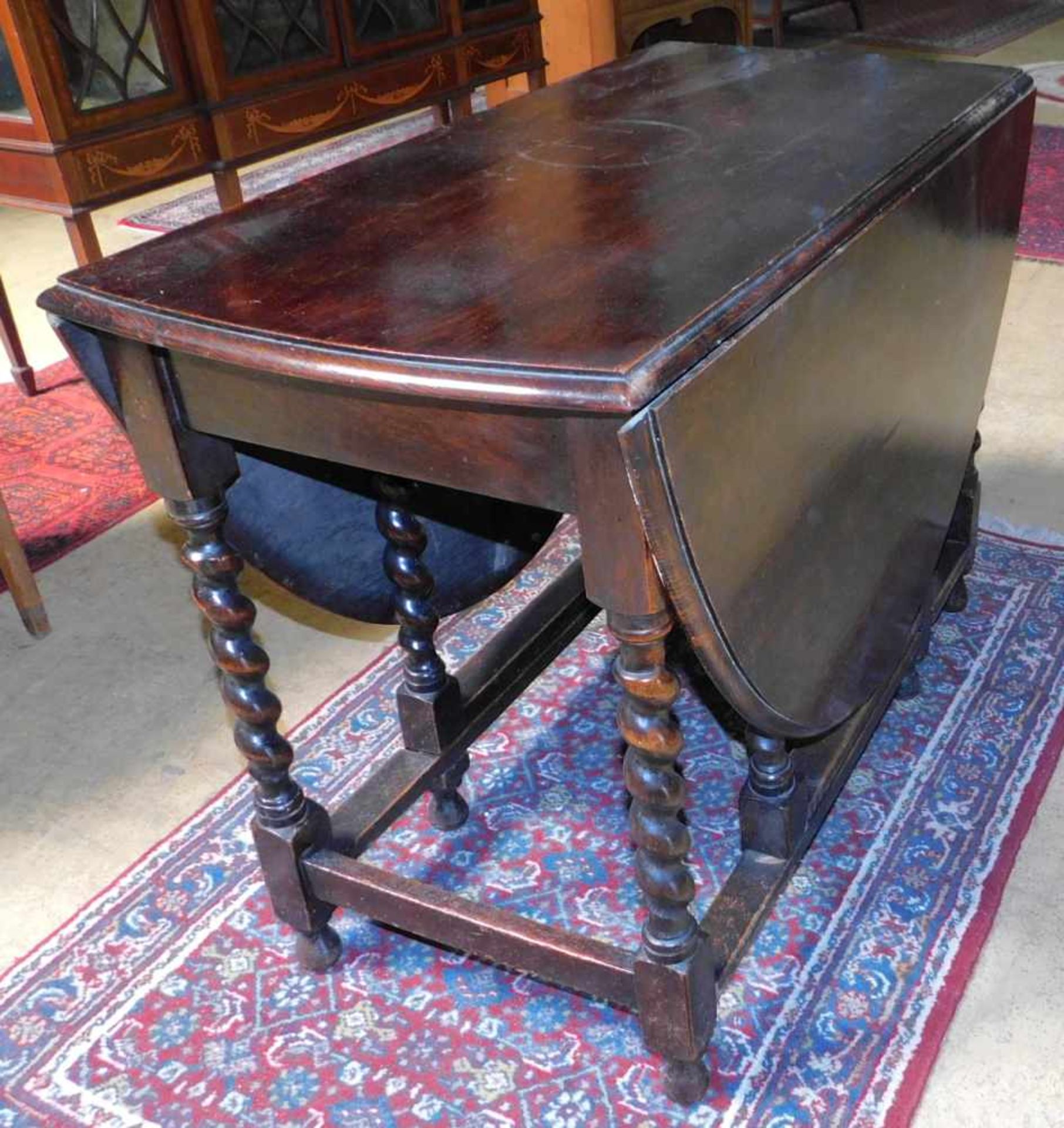 Gateleg-Table, Eiche, England um 1910