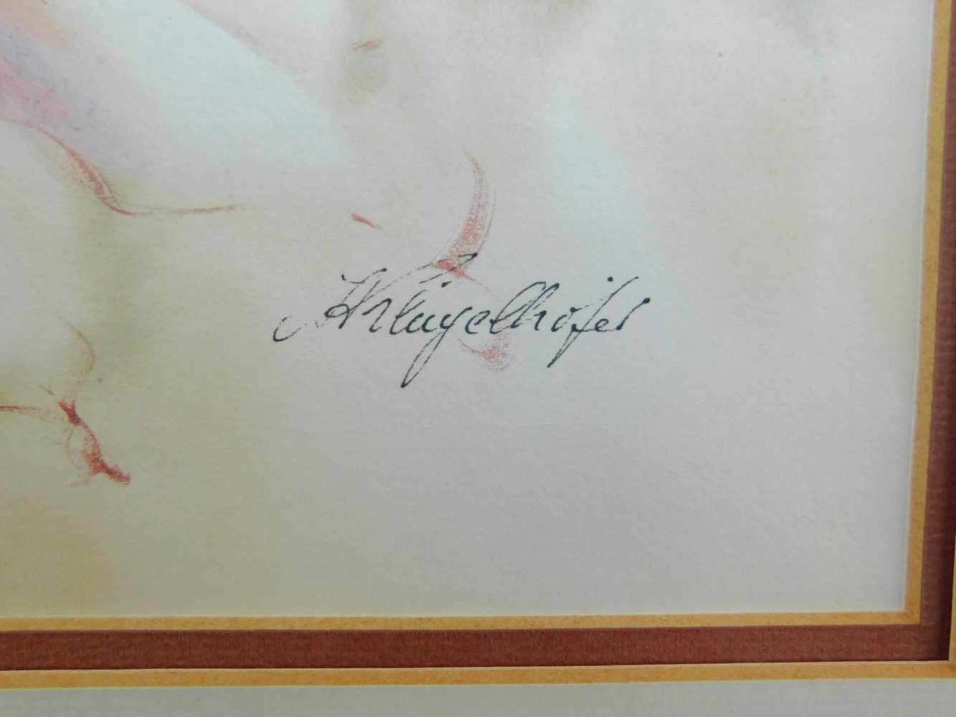 Ilsa Klingelhöfer, (*1940), Blumen, signiert unten rechts, Aquarell auf Papier, Blatt 38 x 32 cmIm - Bild 2 aus 3