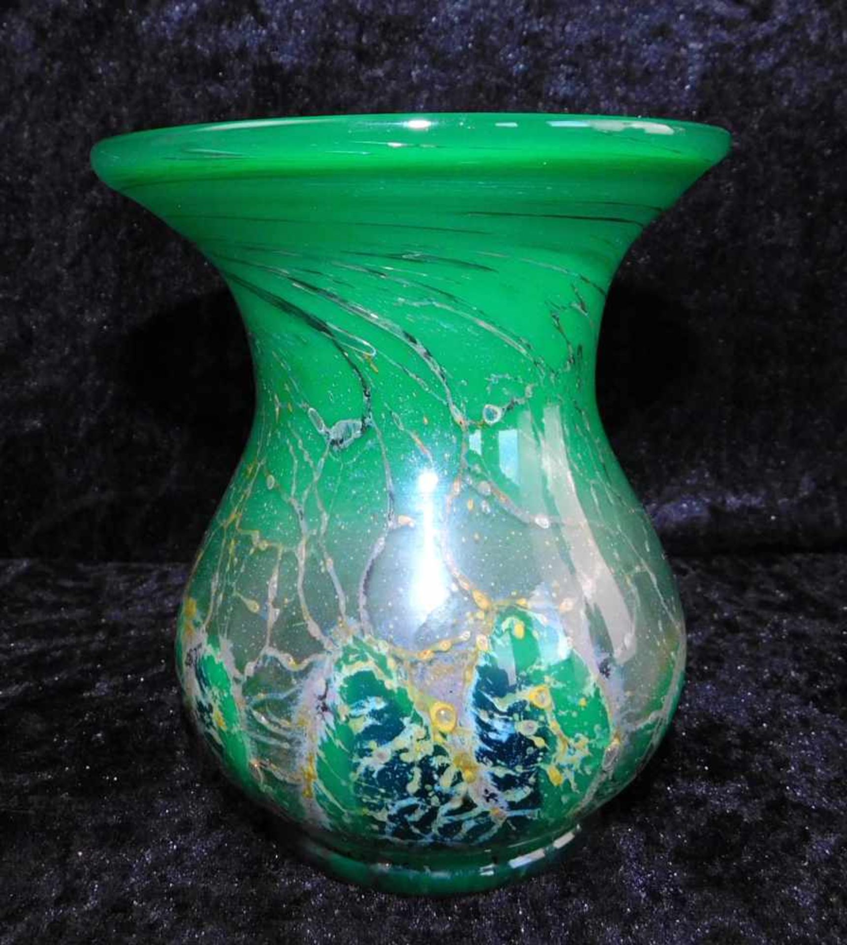 WMF, IKORA Kleine Vase, Handarbeit 1930er Jahre